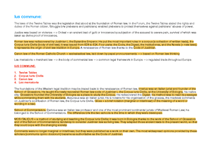 EXAM Sample Questions - MULTIPLE CHOICES ROMAN LAW CHAPTER 2: SOURCES ...
