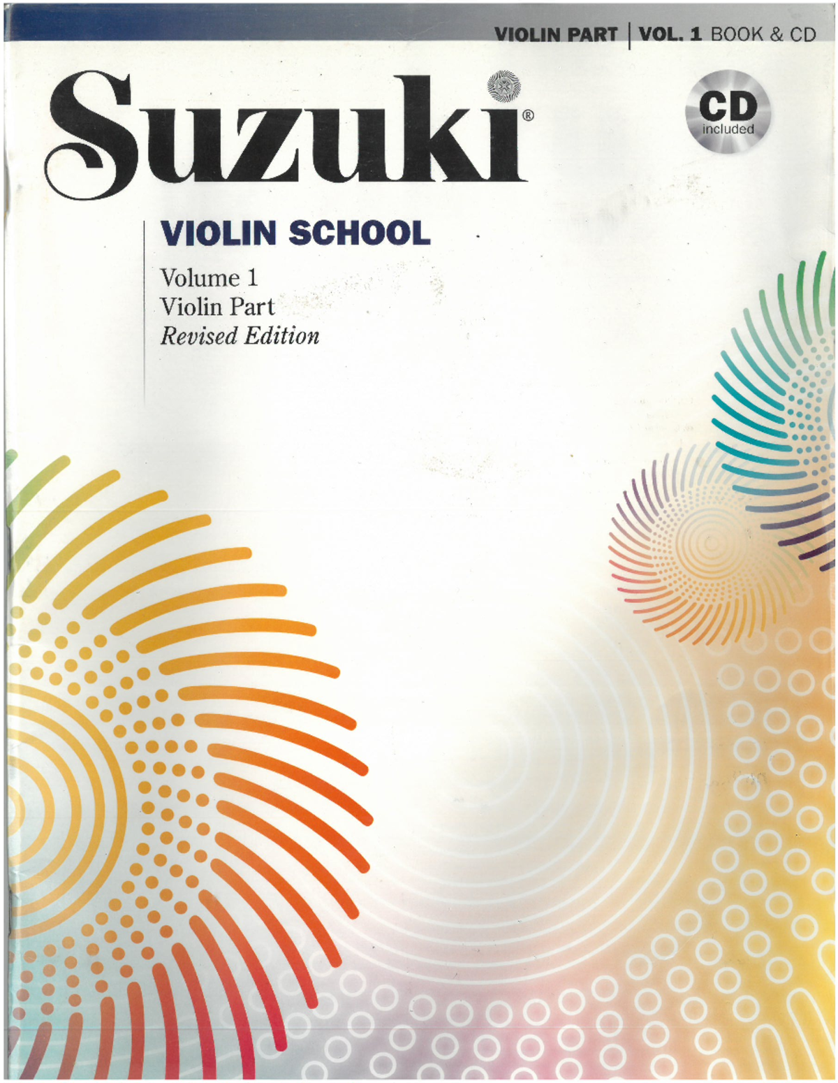 Book Suzuki - Violin PART - VOL 1 - VIOLIN PART I VOL. 1 BOOK CD Suzuki ...