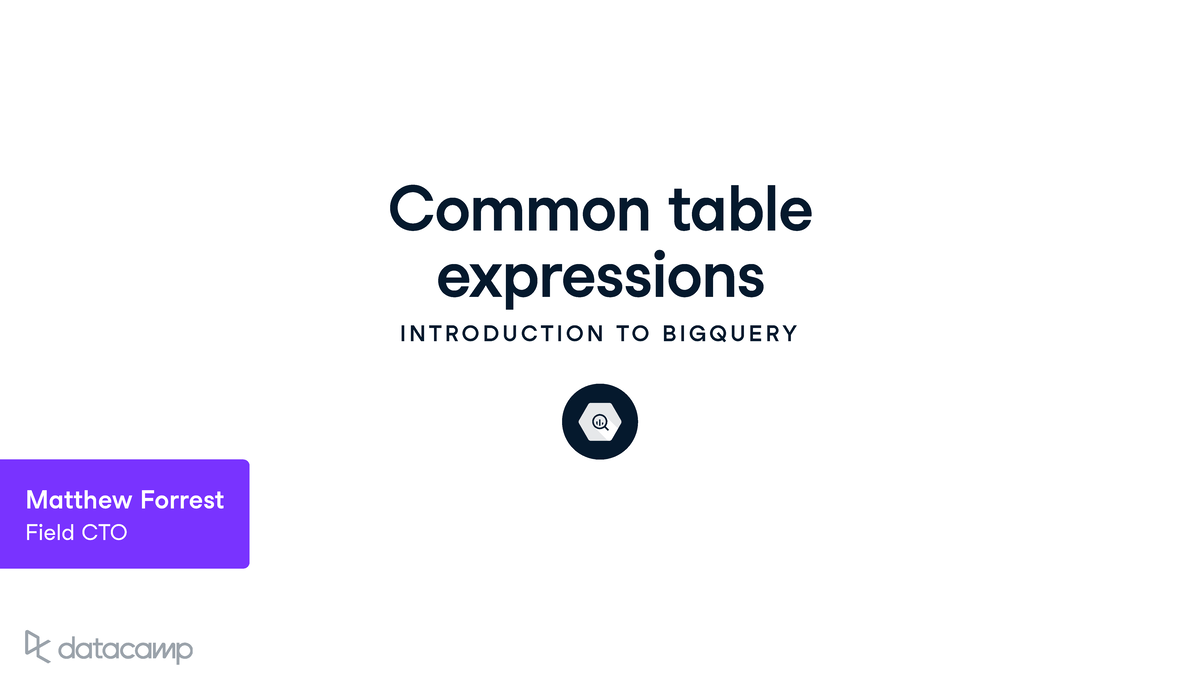 Chapter 3 - Querying Data in BigQuery (CTE & Aggregations) - Studocu