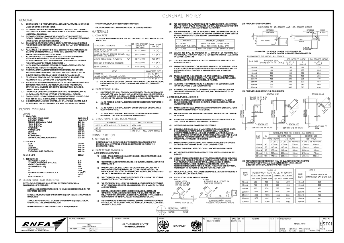 Structural Engineering General Notes and Details (UBC 1997) - Studocu