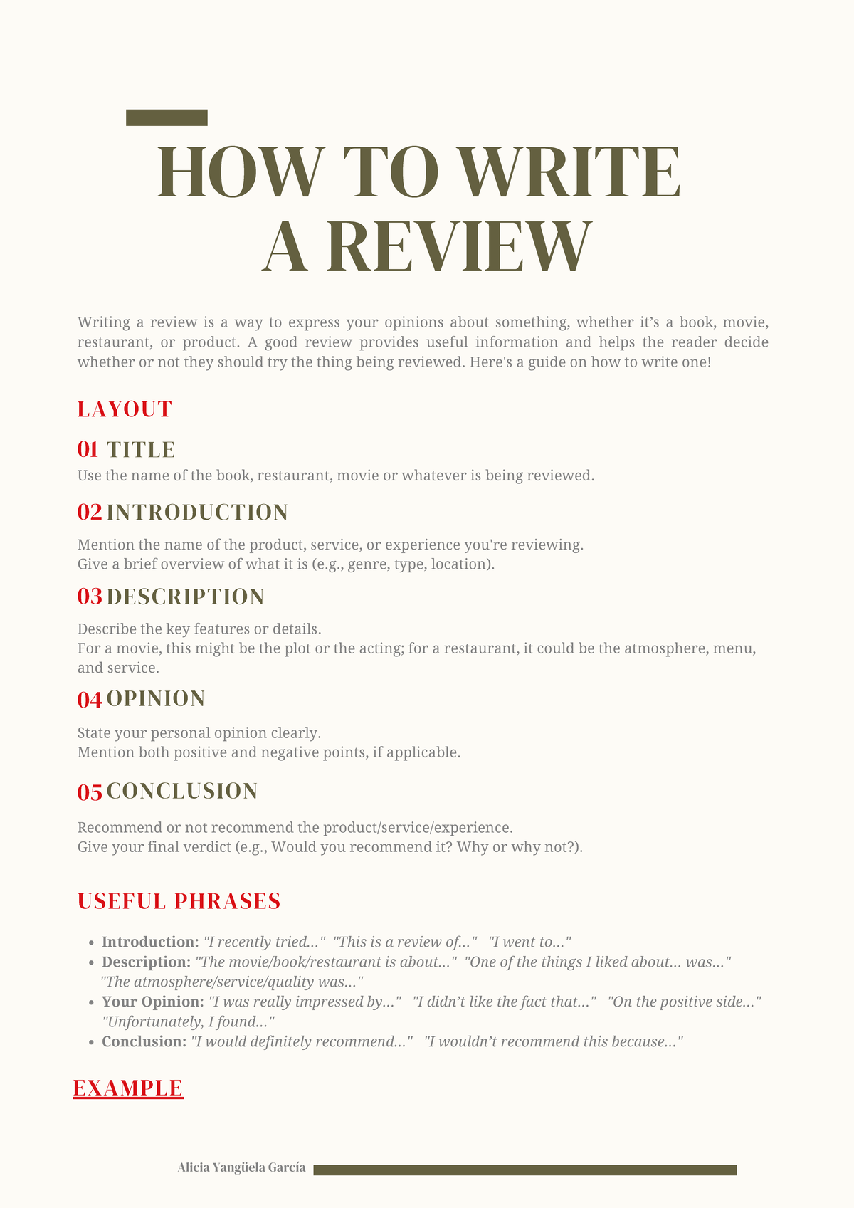 Writing a Review: A Comprehensive Guide - Studocu