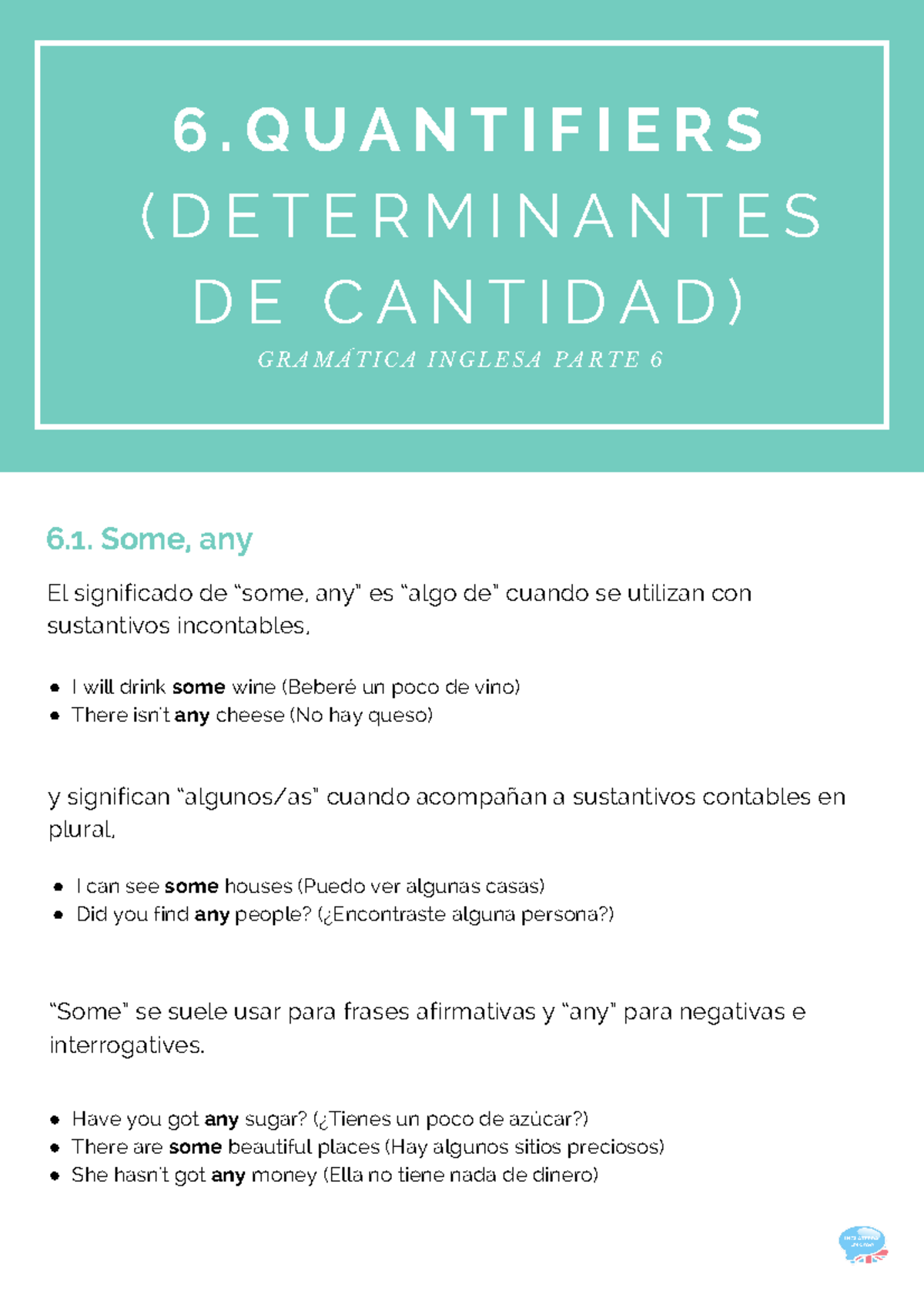 English-grammar-quantifiers - 6. Q U A N T I F I E R S ( D E T E R M I ...