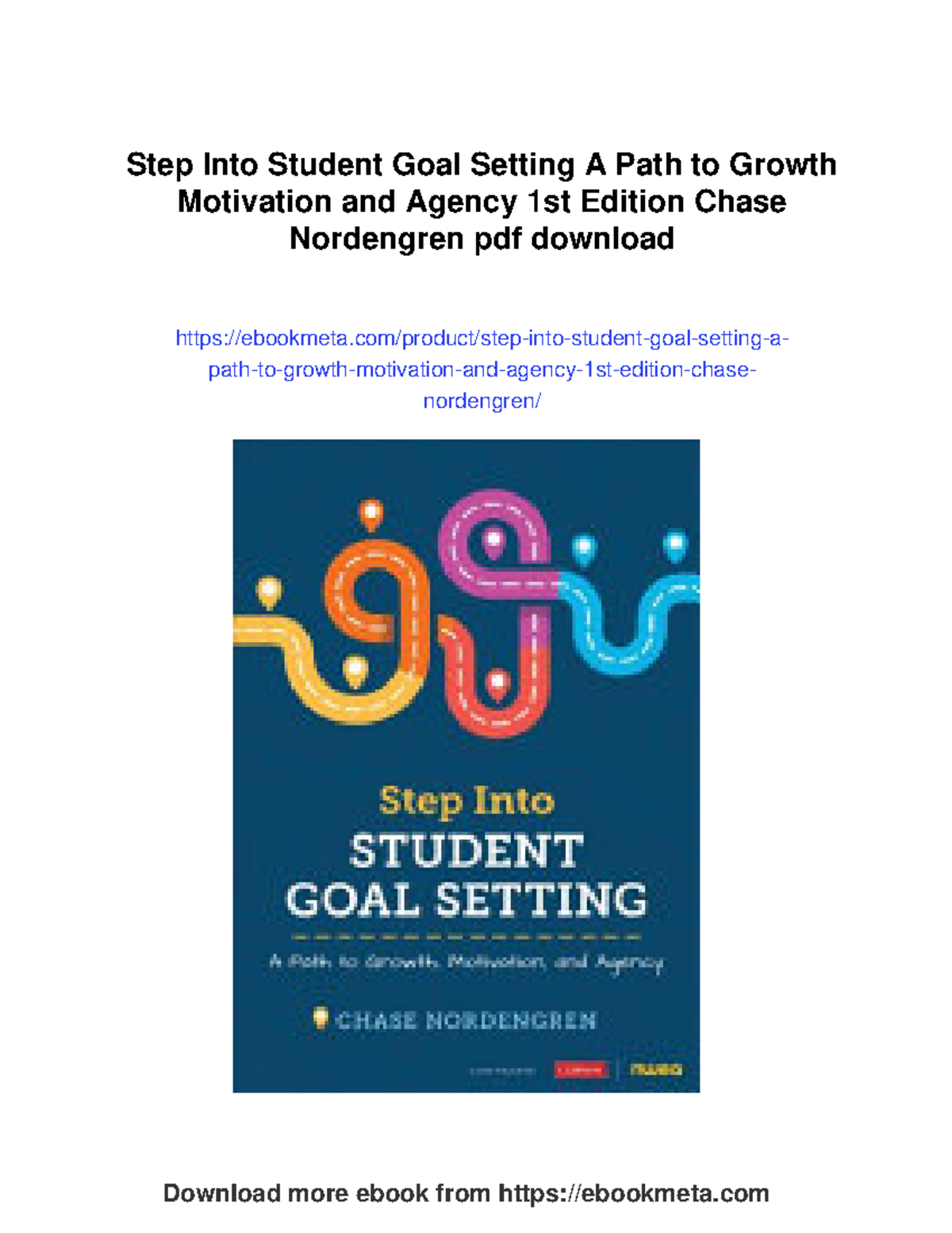 Step Into Student Goal Setting: A Path to Growth & Motivation (1st Ed ...