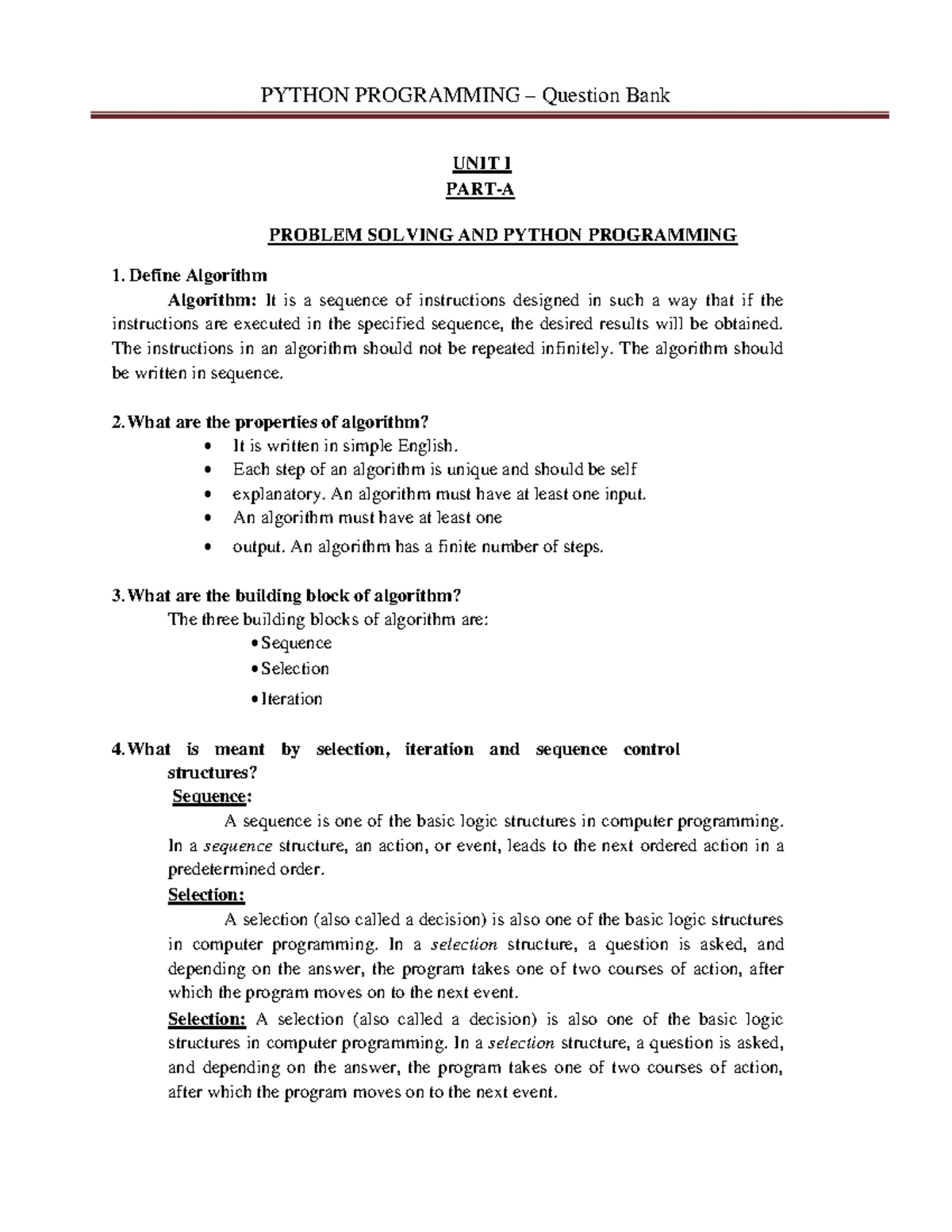 Midterm Question Paper 2024: Key Topics and Exam Format - Studocu