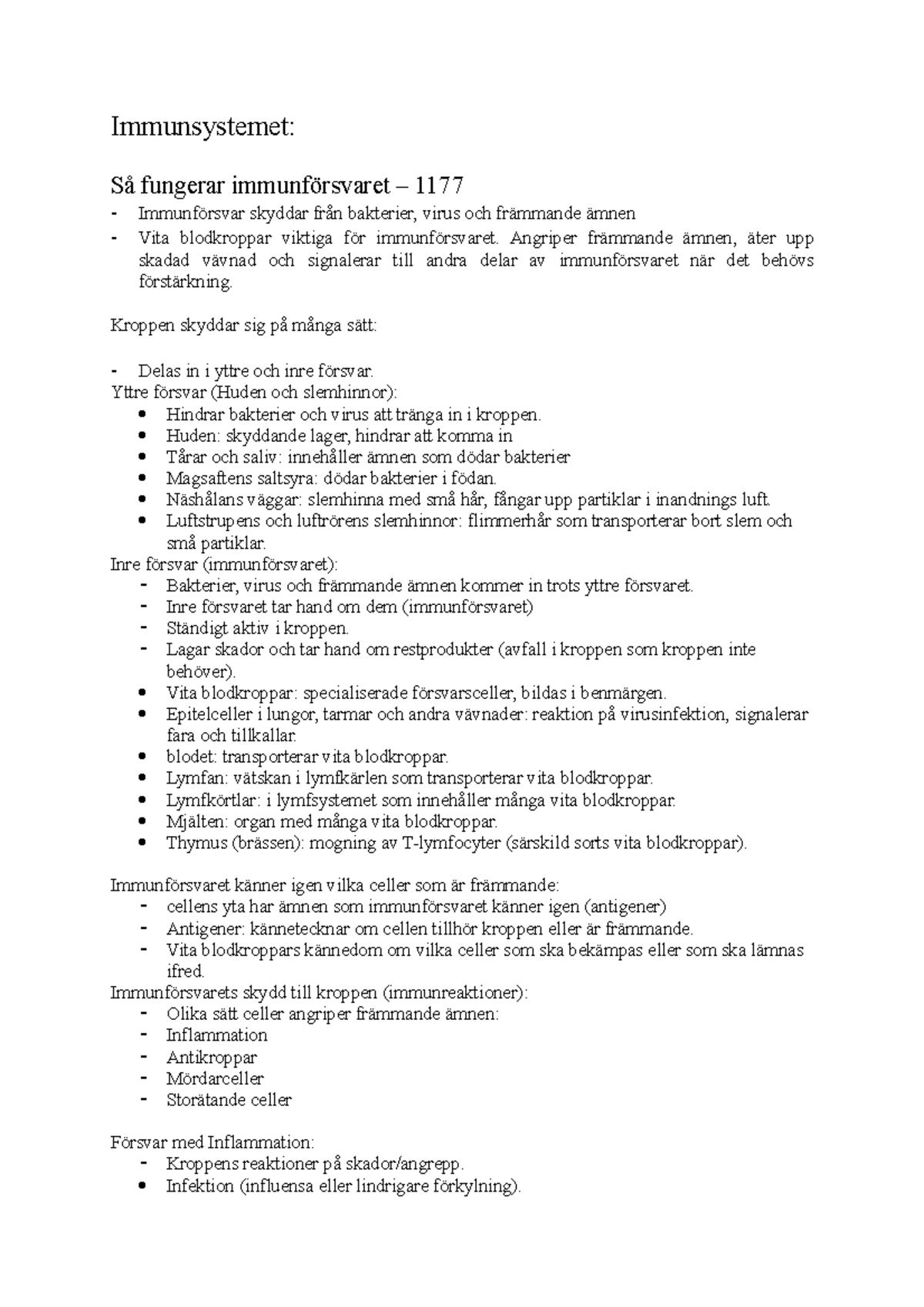 Immunsystemet - Immunsystemet: Så fungerar immunförsvaret – 1177 ...