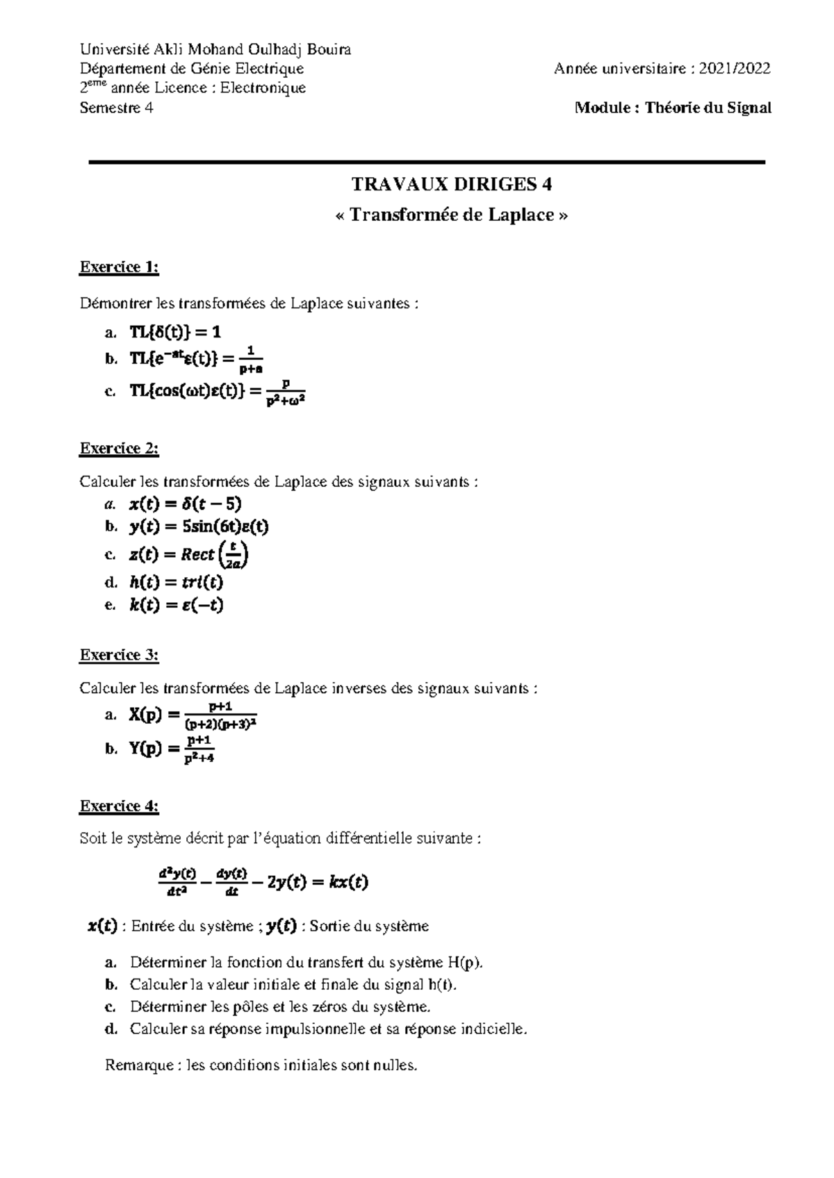 TD4 avec soulution - Tasks with solution - Université Akli Mohand ...