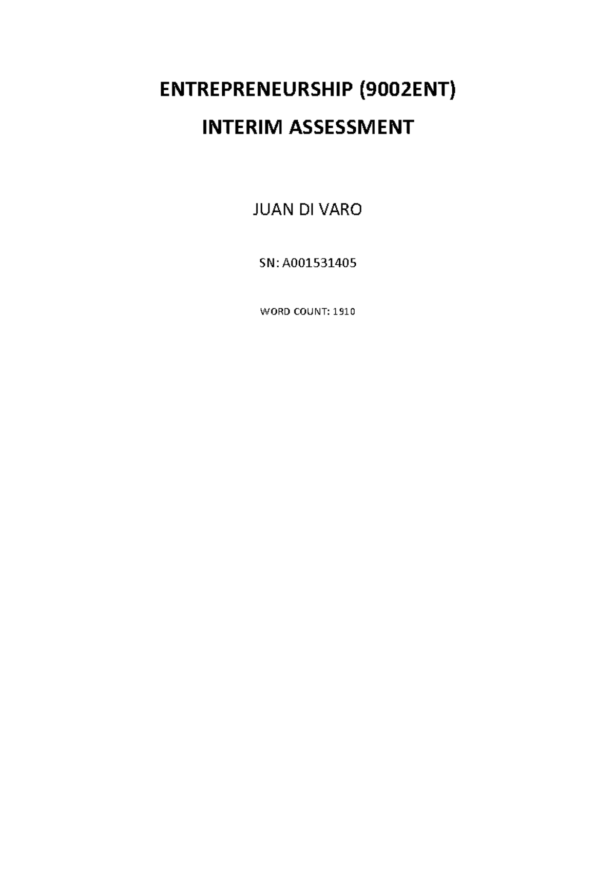 Interim Assignment: New Chemical Indicator in Sterilisation Monitoring ...