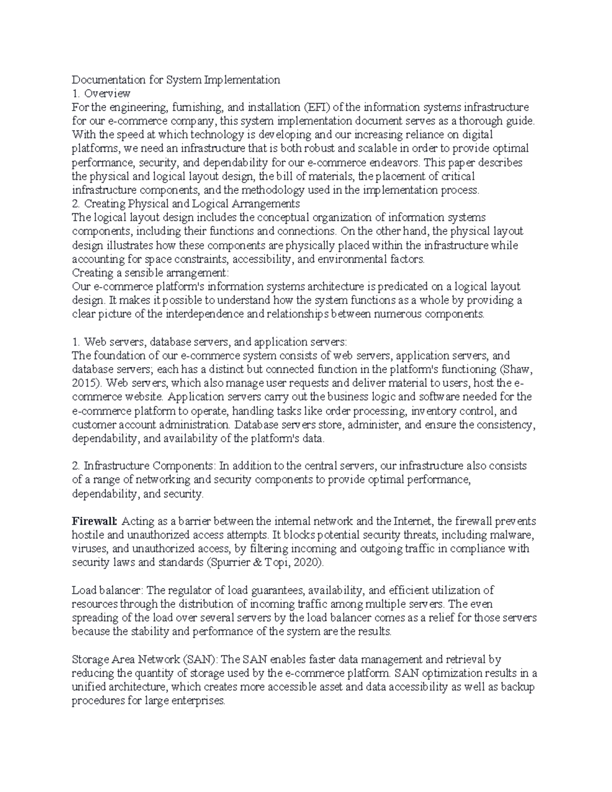 Documentation for System Implementationfff - Documentation for System ...