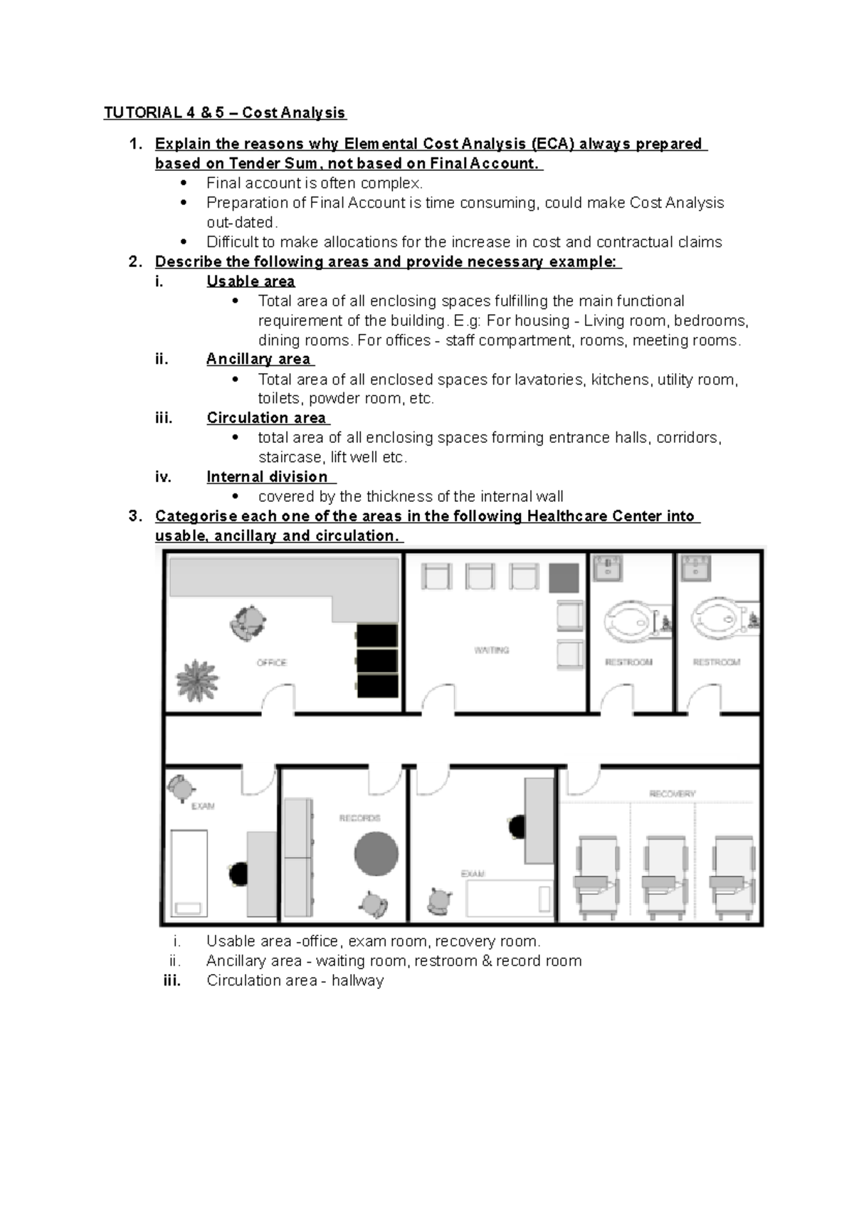 Tutorial 4 & 5: Cost Analysis in Eco Design (ECA) - Studocu