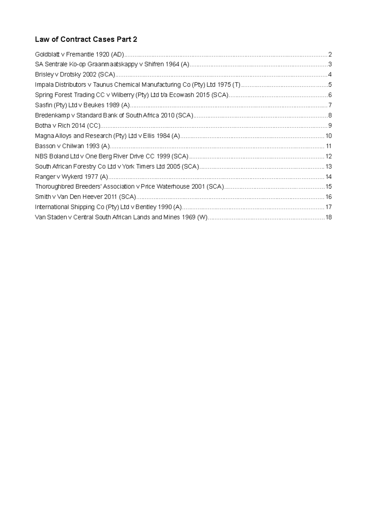 Contract Cases Analysis: Landmark Judgements in Contract Law (Part 2 ...