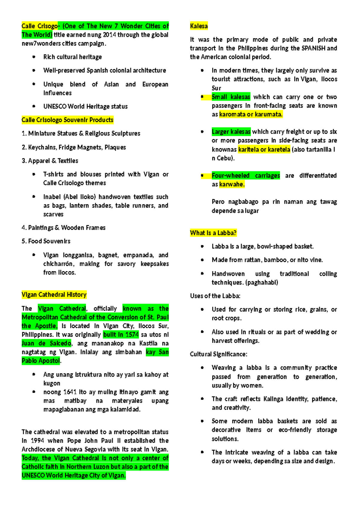 Cultural Heritage and Crafts of the Philippines - ARTS AND Crafts OF ...