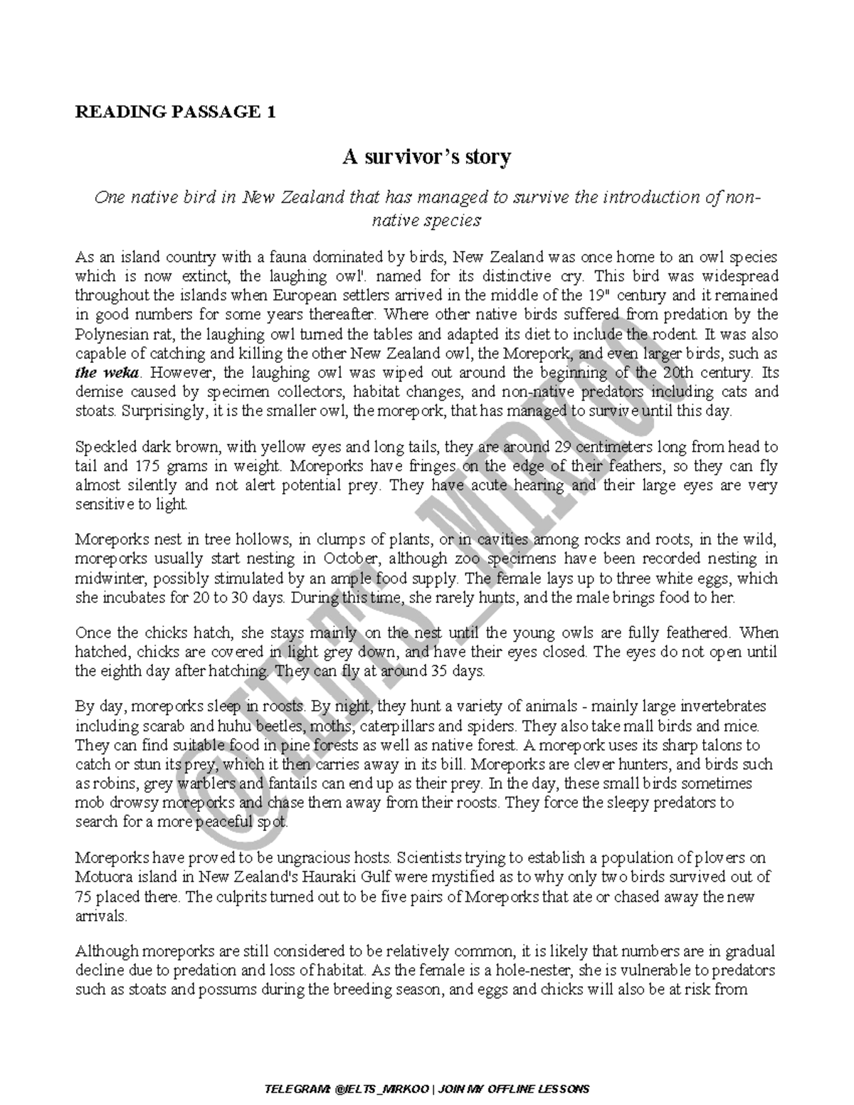 [@ielts mirkoo] IELTS Reading Passages Analysis - REAL EXAM 2025 - Studocu