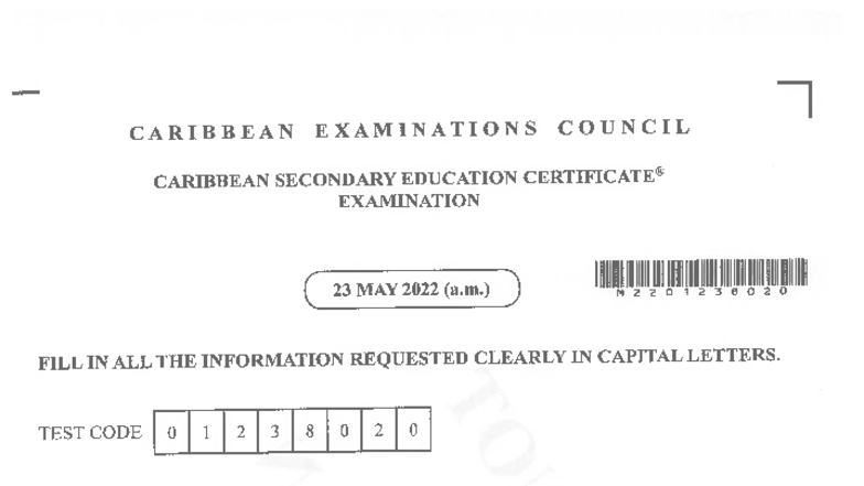 CSEC Physics Exam Paper 02 - June 2022 (M2201238020) - Studocu