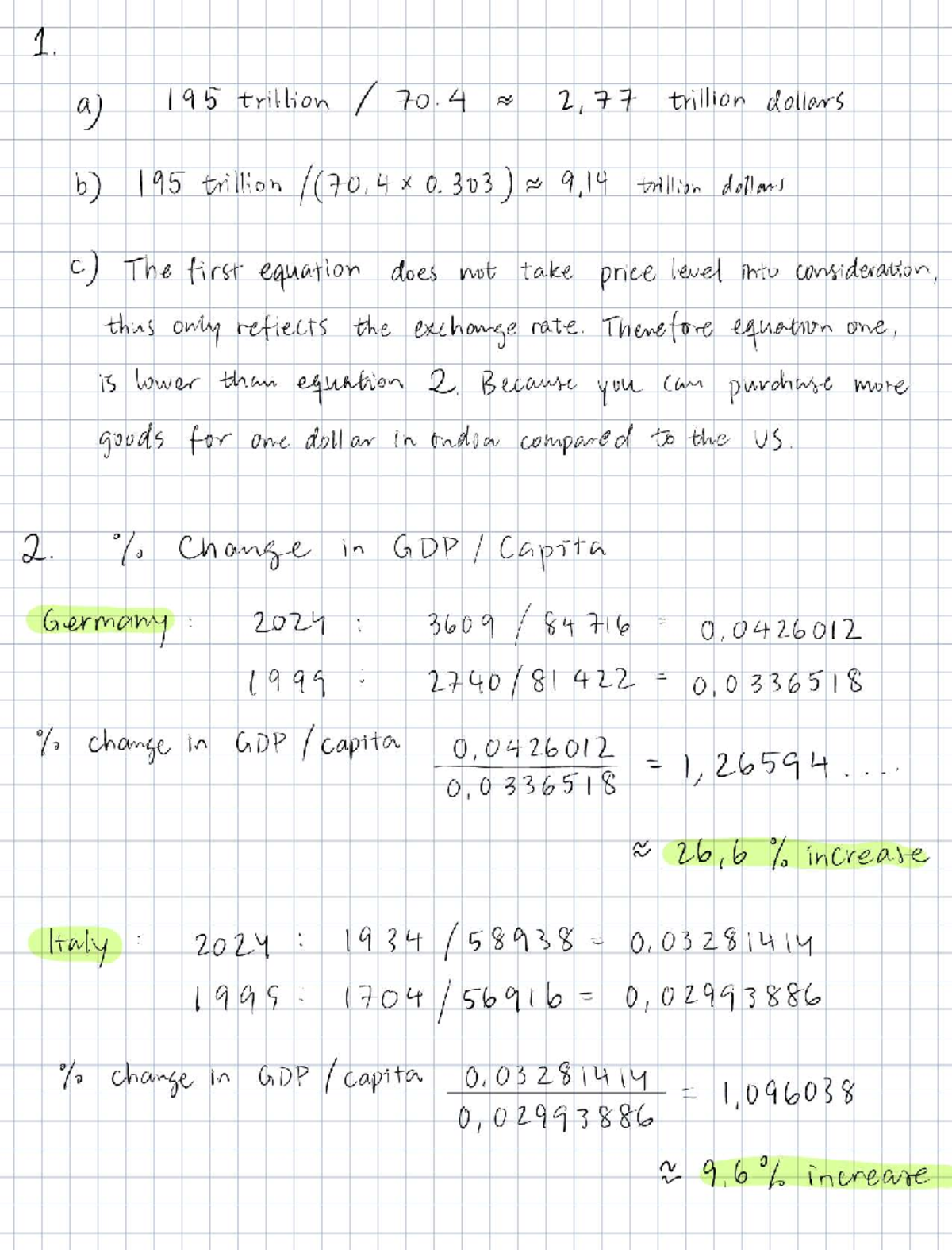 Assignment 1 - Intermediate Macroeconomics: GDP & Capital Stock ...