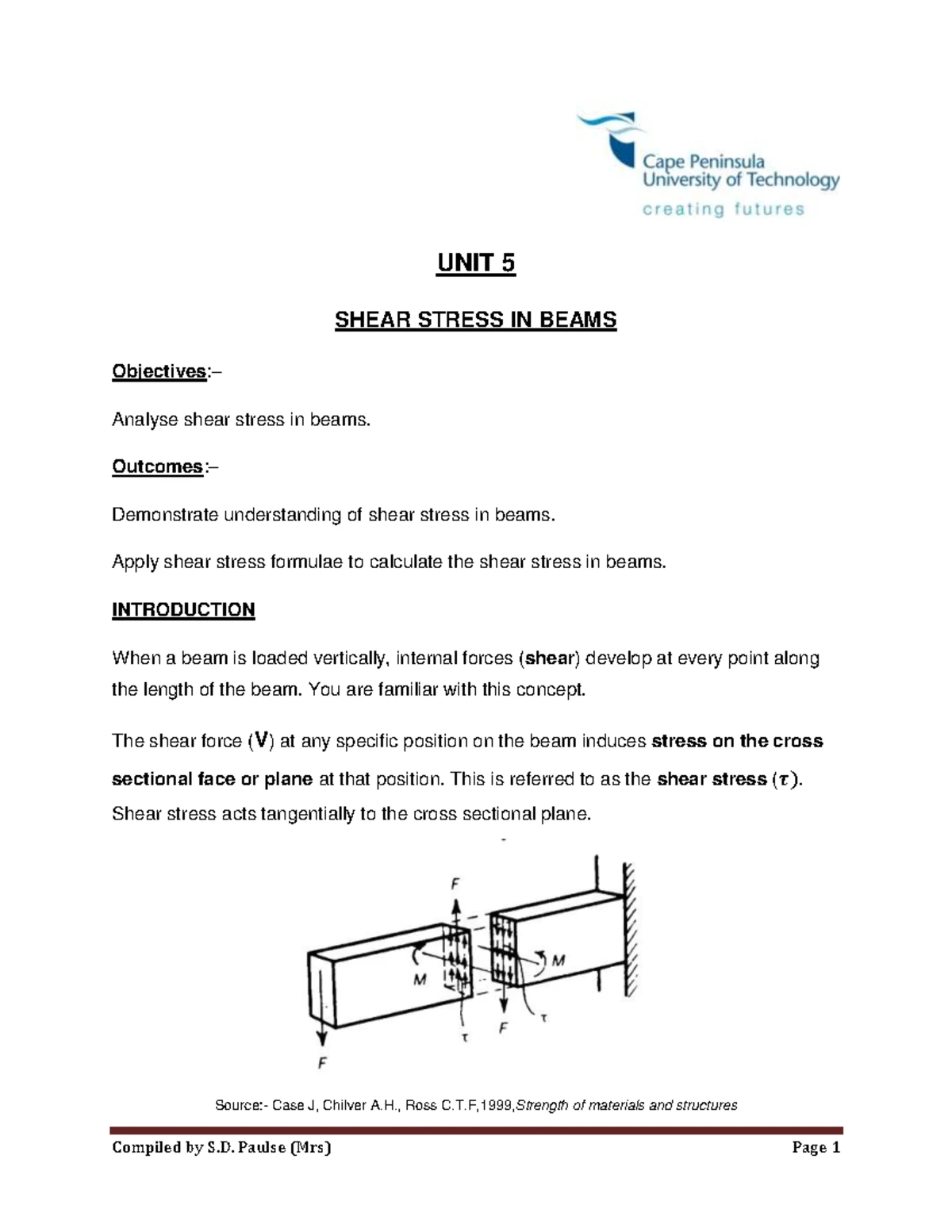 STA262S Final Exam - Parabolic Arch & Portal Frame Analysis - Studocu