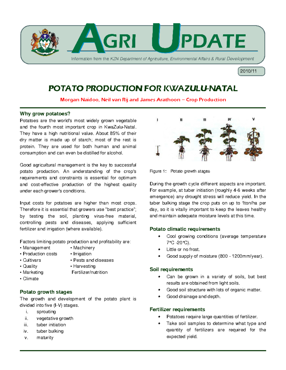 Potato guide - ././. - - Studocu