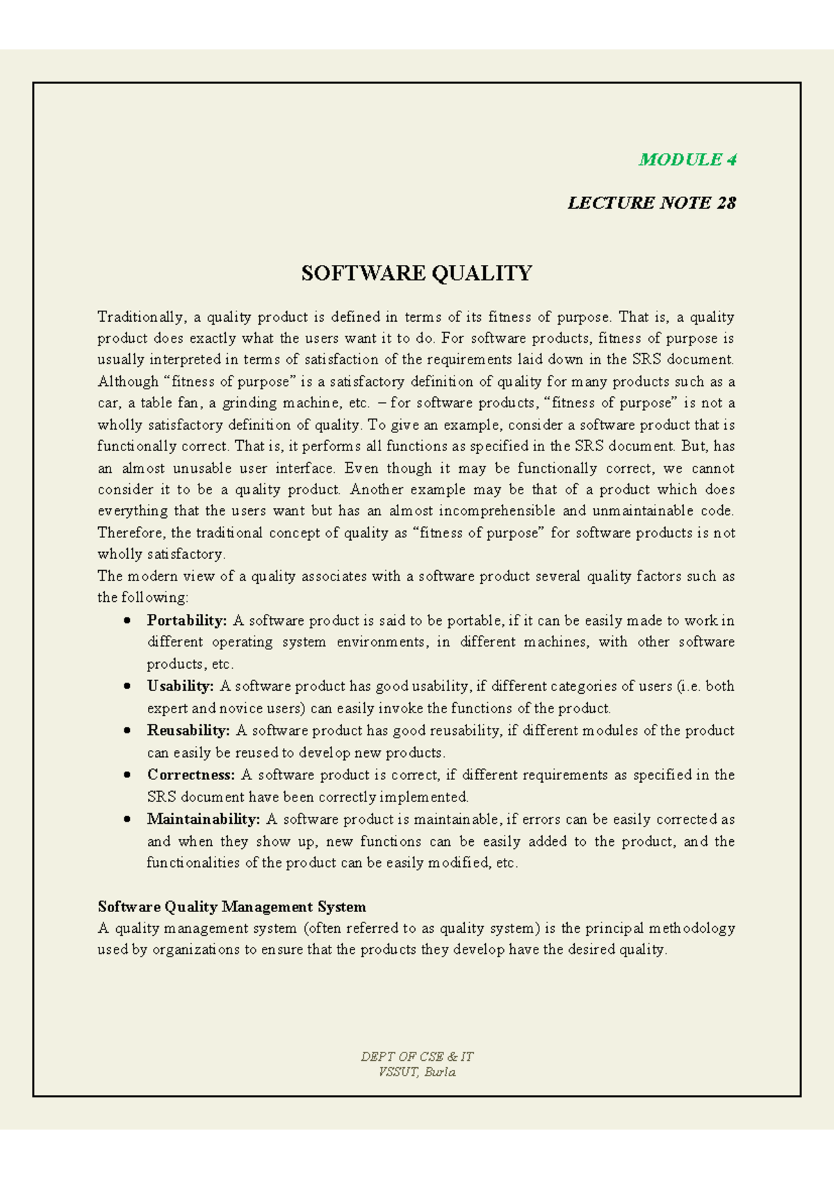 ISO 9001 Certification Guidelines for Software Quality Management ...