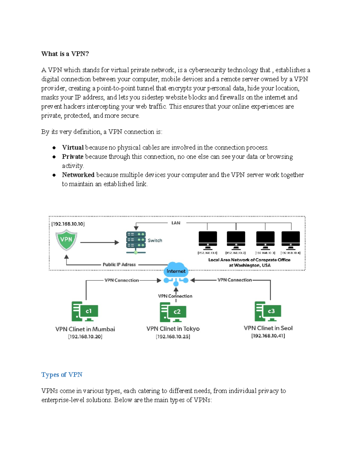 Final Exam: VPN Overview and Applications (Course Code: VPN 101) - Studocu