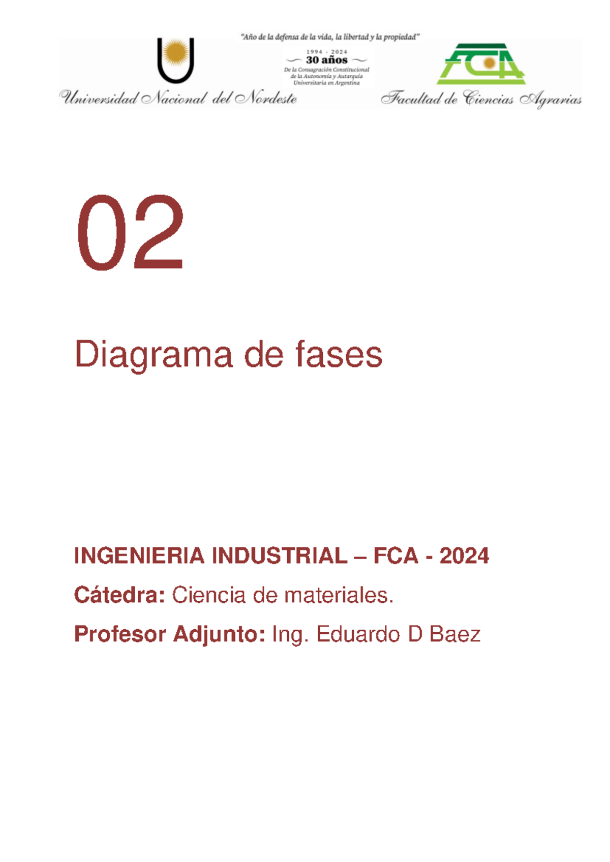 TP 2 - Aleaciones y Diagramas de Fases - Ciencia de Materiales 2024 ...