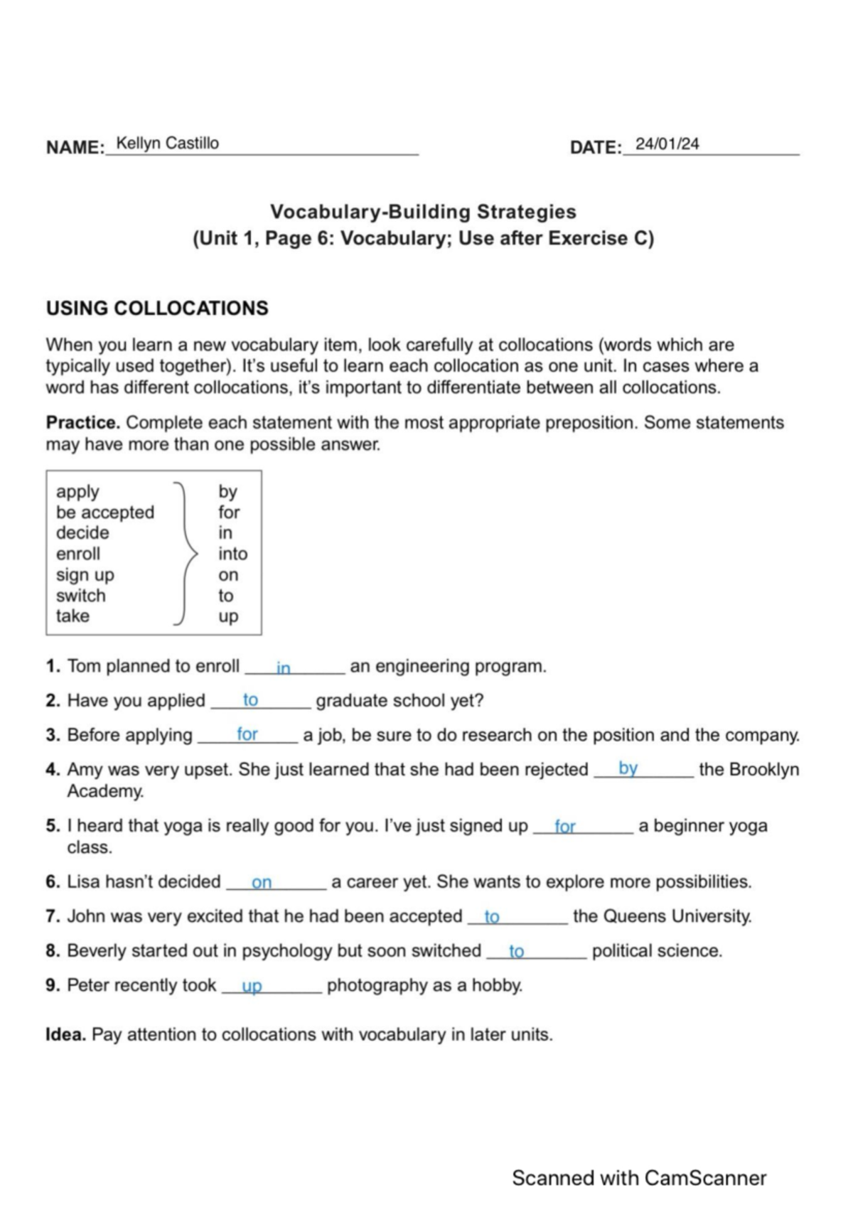 Week 1 Class Activities Summary and Reflections - Studocu