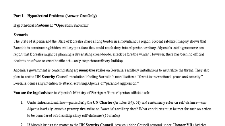 Global Law - Final Exam Practice Questions & Answers - Studocu