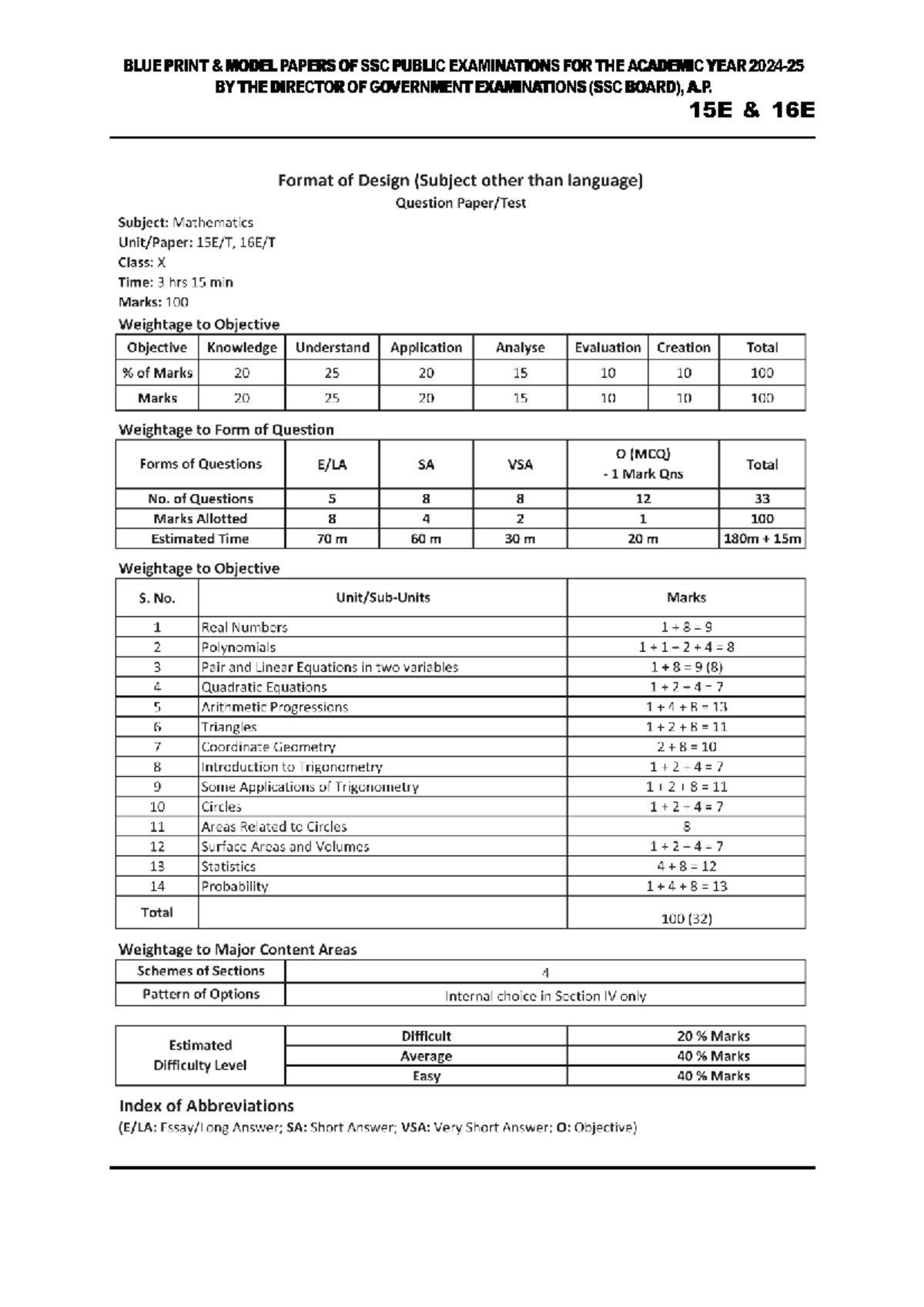 Maths Model Paper - 2 2026 (EM) for SSC Public Examinations - Studocu