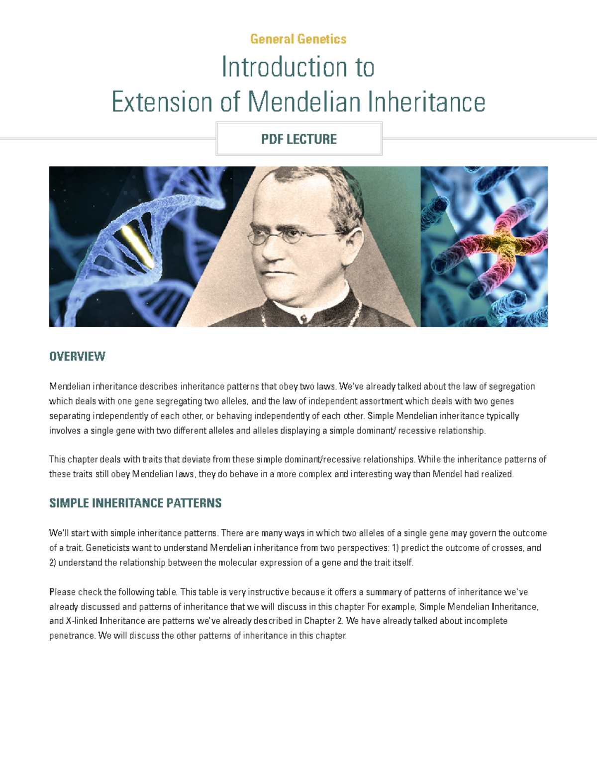 M3 Ch4: Overview of Mendelian Inheritance Patterns in PCB3063 - Studocu
