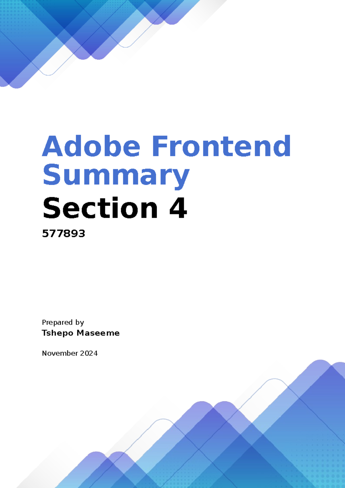 Adobe Frontend Section 4 Java Script - Adobe Frontend Summary Section 4 ...