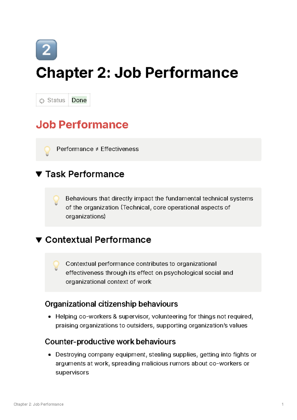 Chapter 2: Job Performance Insights - BC2EDA63FE924A45A947BB514FA00B40 ...