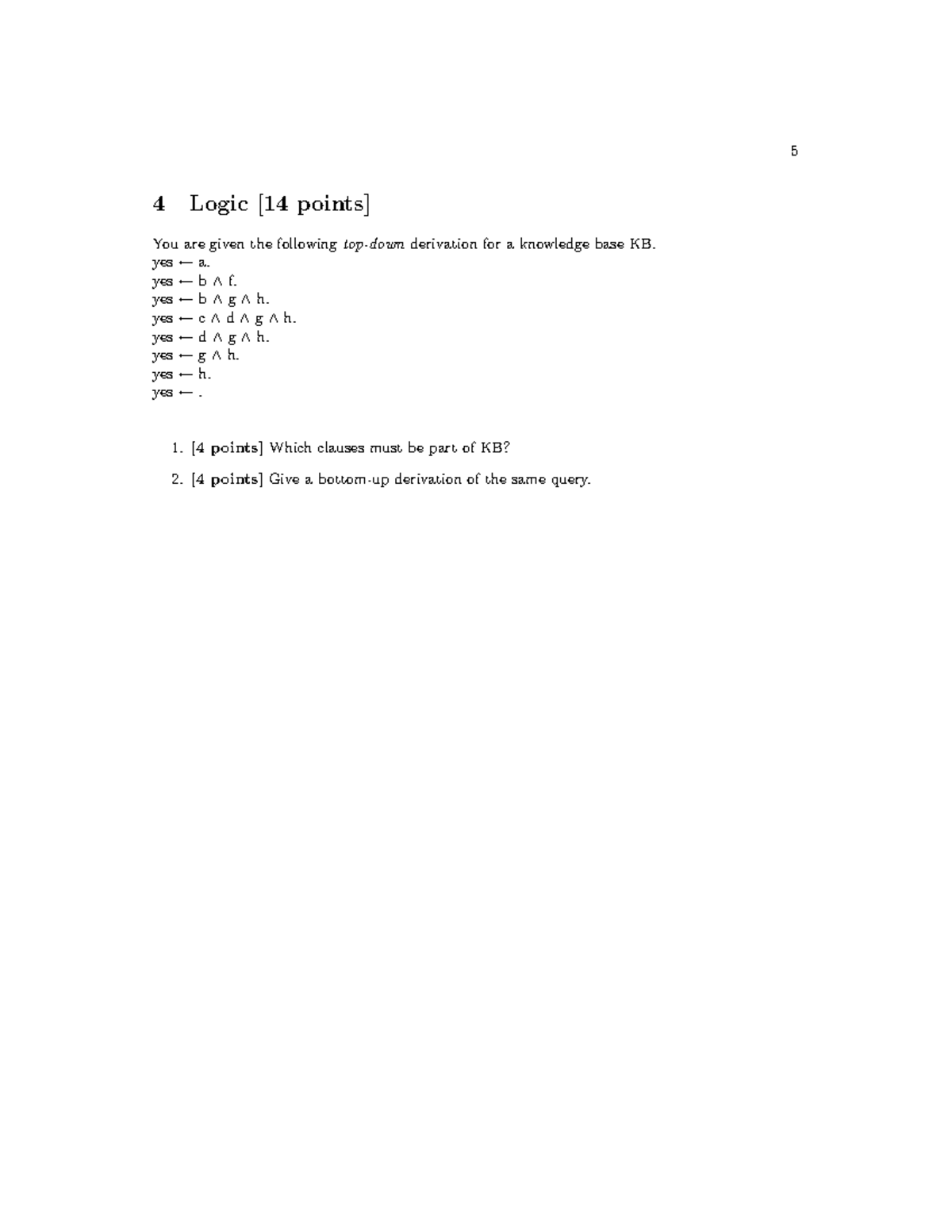 Final-17-Bayesian Networks & Logic Practice Problems - Studocu