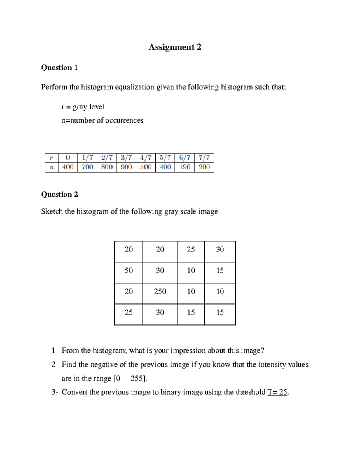 Assignment 2 - Medical informatics - Assignment 2 Question 1 Perform ...