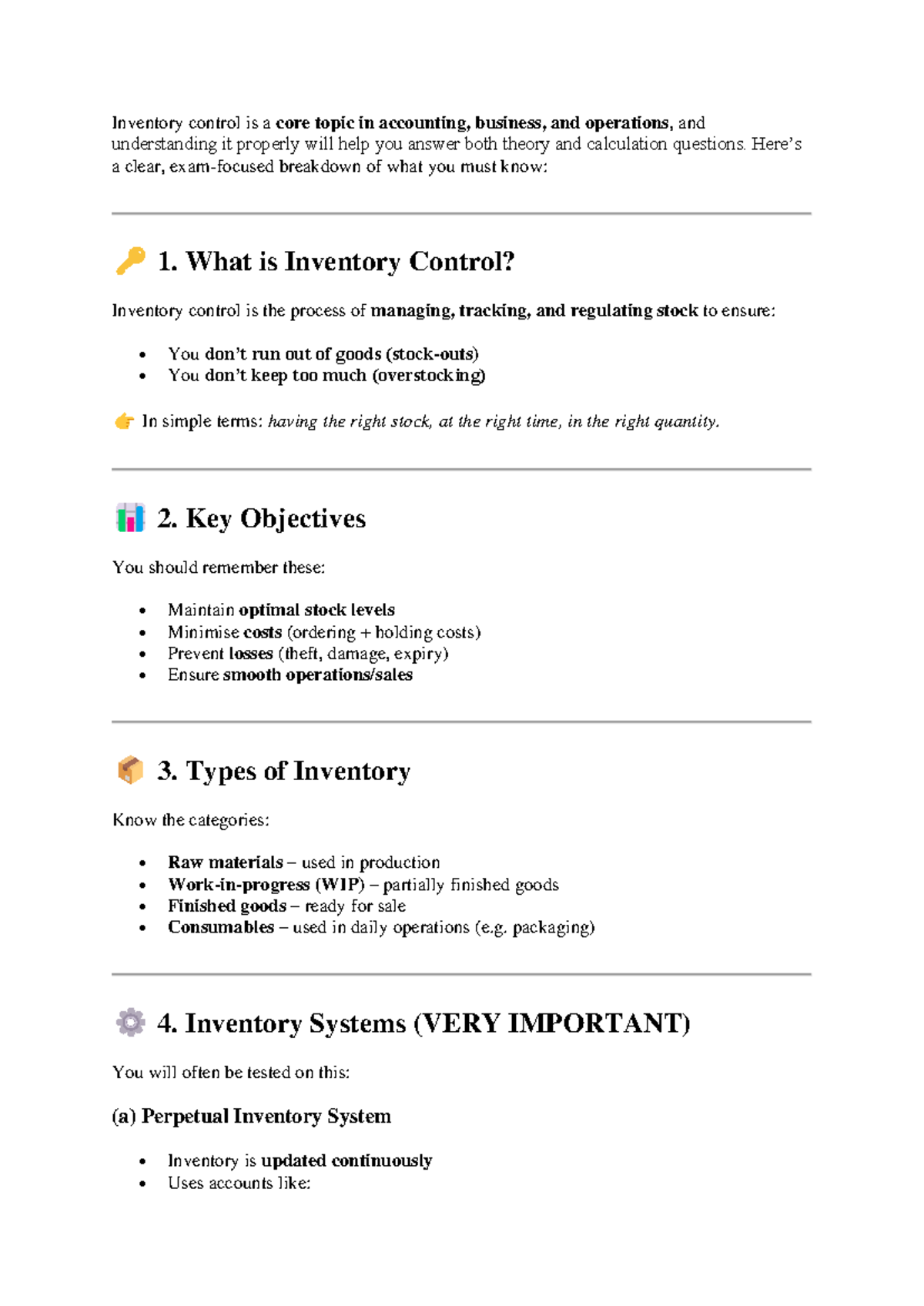 Inventory Control: Key Concepts and Techniques for Effective Management ...