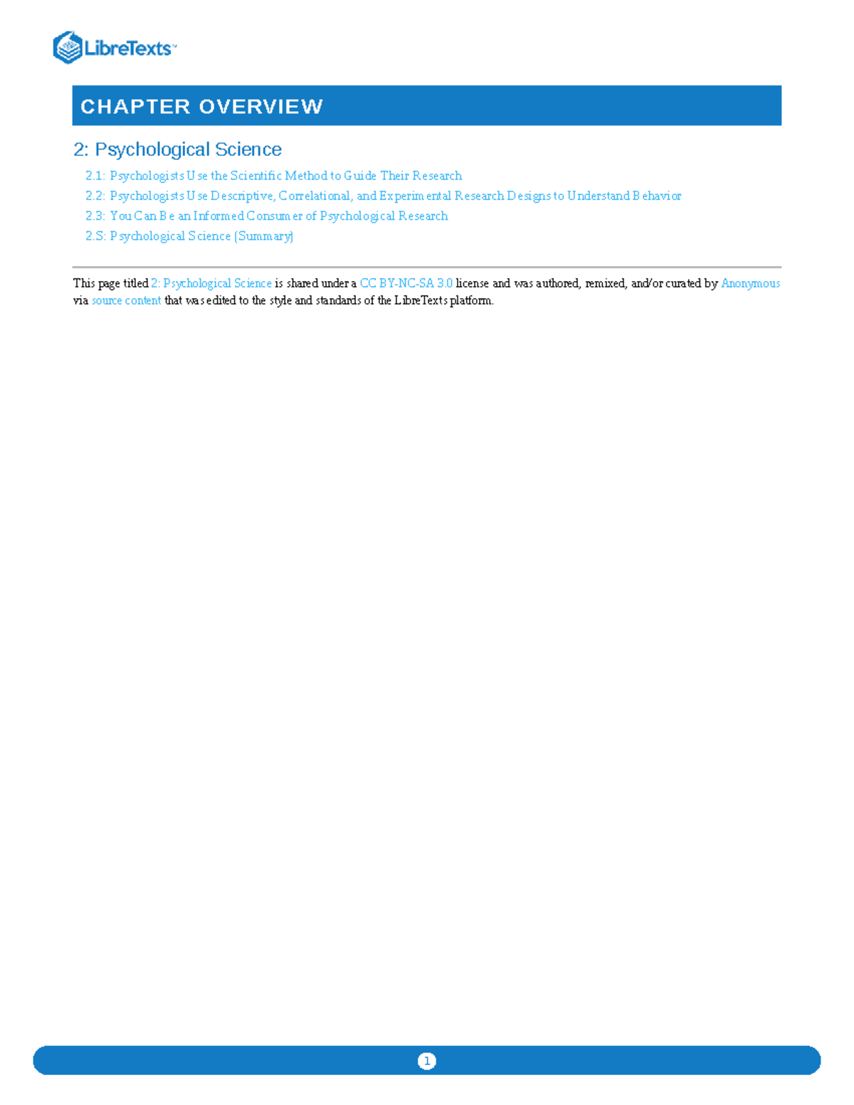 PSY 101: Chapter Overview on Psychological Research Methods and Ethics ...