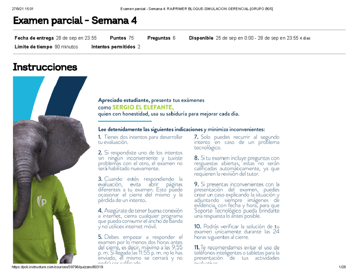 Examen parcial - Semana 4 RA Primer Bloque - Simulación Gerencial B05 ...