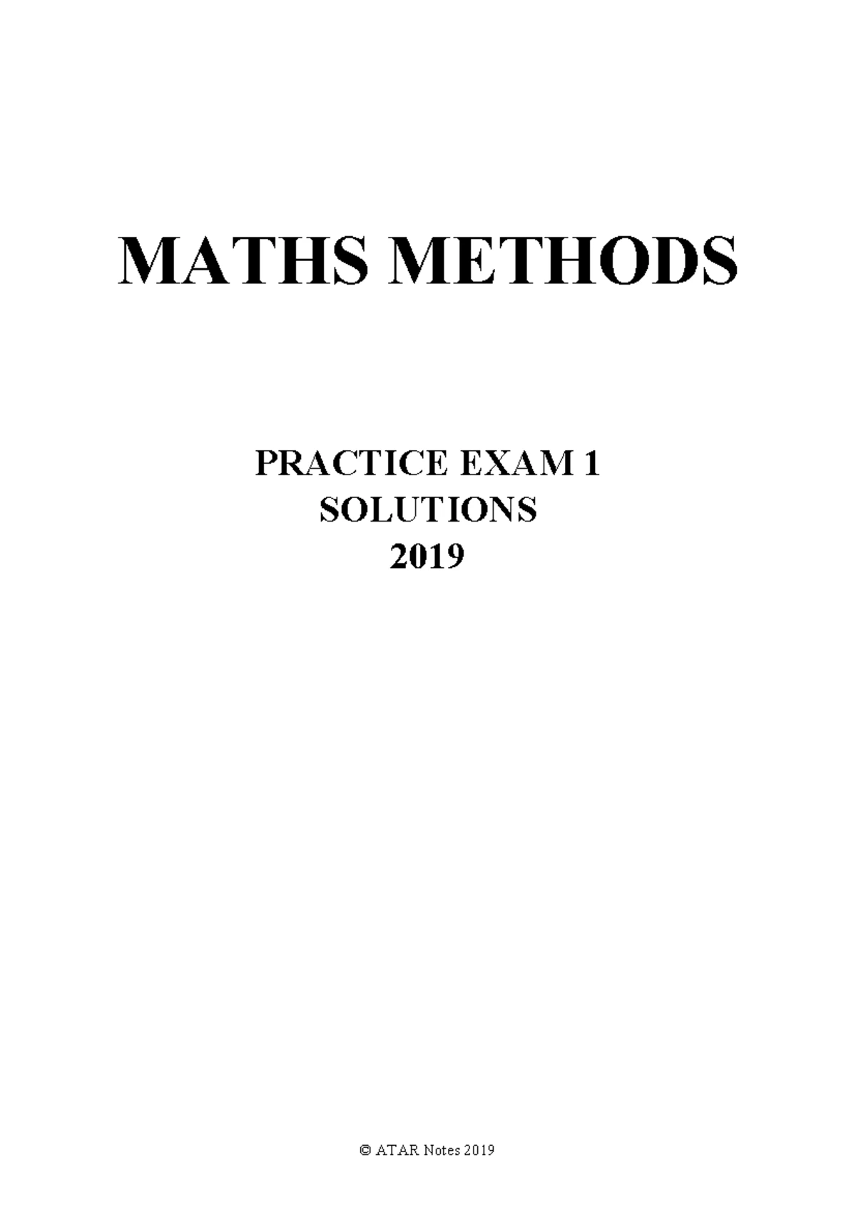 2024 YEAR 12 MATHEMATICS ADVANCED ASSESSMENT TASK 1 TEST - Studocu