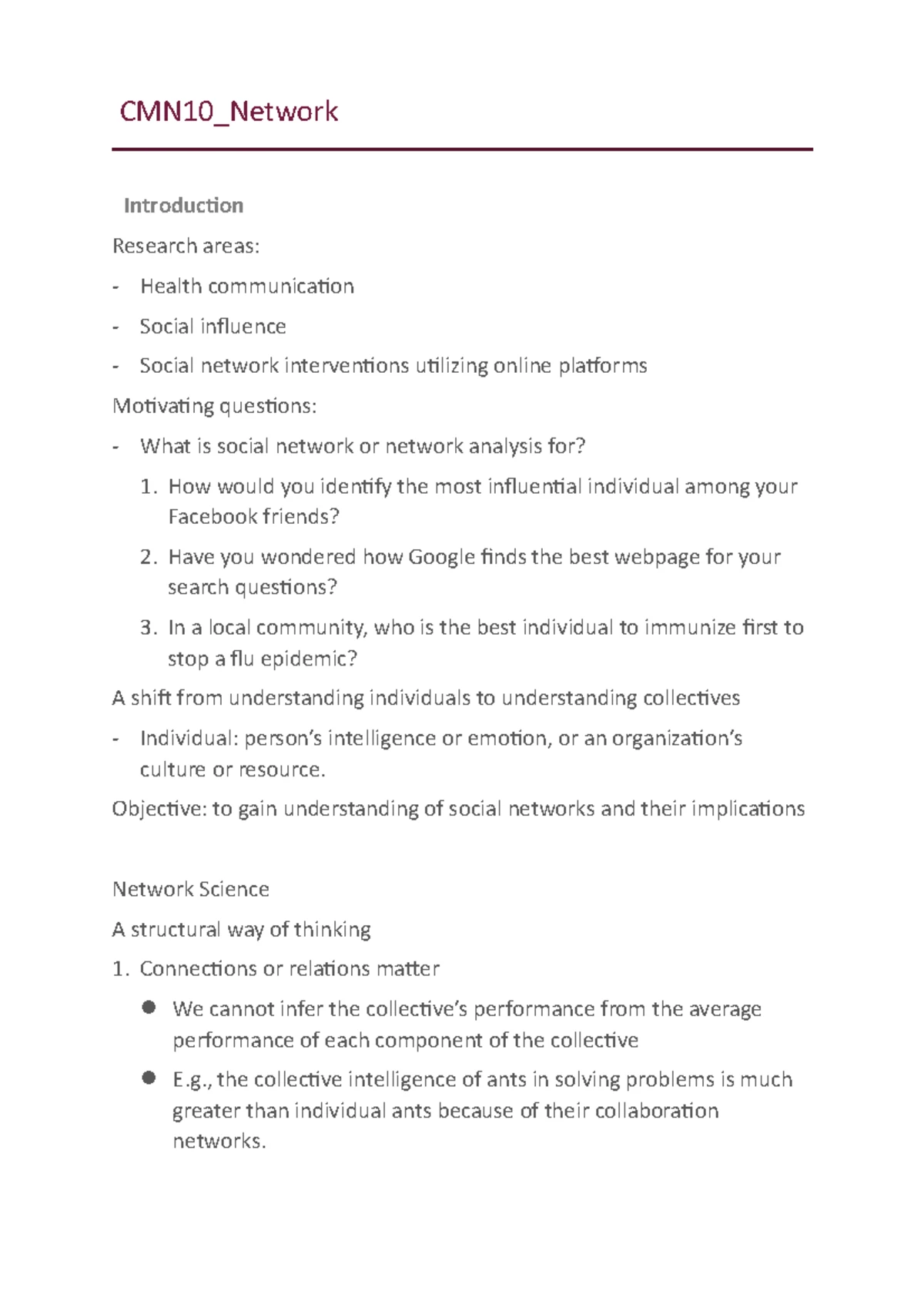 Final Study Guide Collab - quizlet/127805257/cmn-1-final-study-guide ...