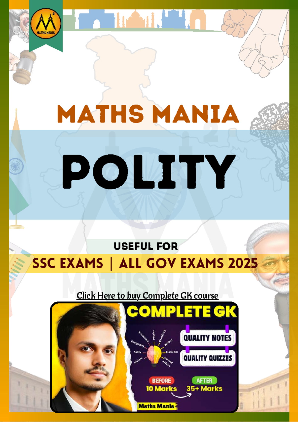 Polity ENG Notes for SSC & All Govt Exams 2025: Key Historical Insights ...