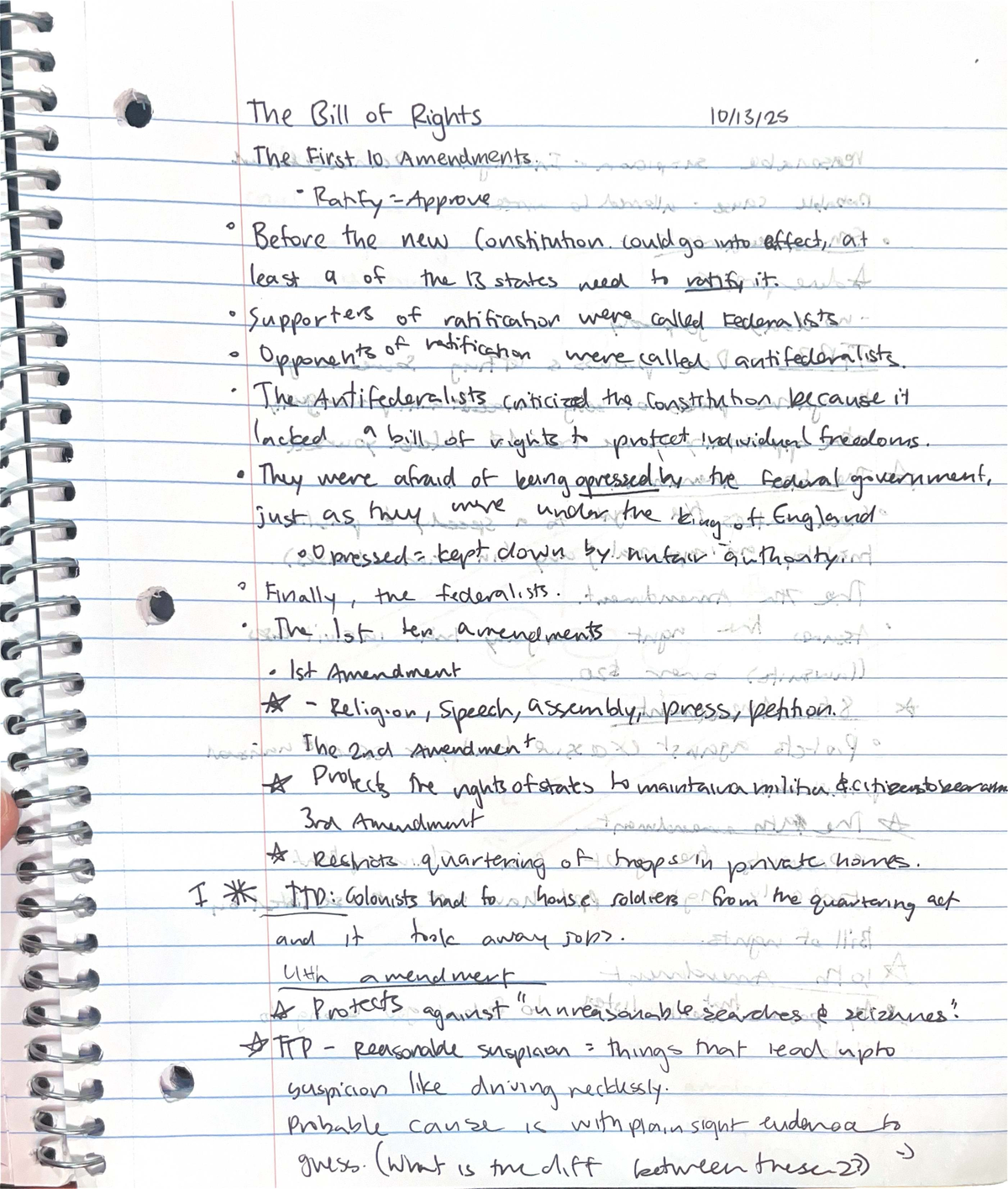 The Bill of Rights: Understanding the First 10 Amendments - Studocu