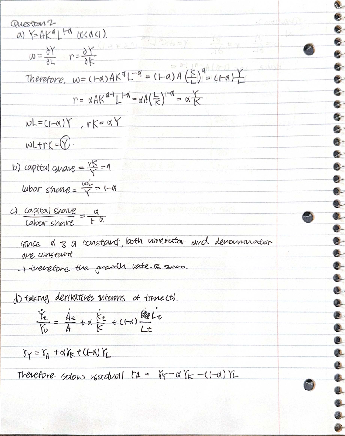 PSET 3 Notes: Economic Growth and Steady State Analysis - Studocu