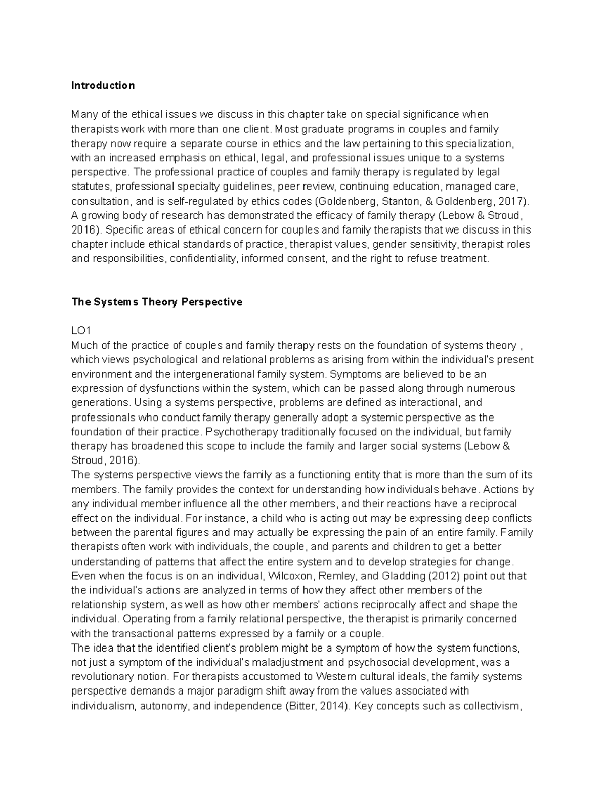 Ethical Practices in Couples and Family Therapy: Addressing Values and ...