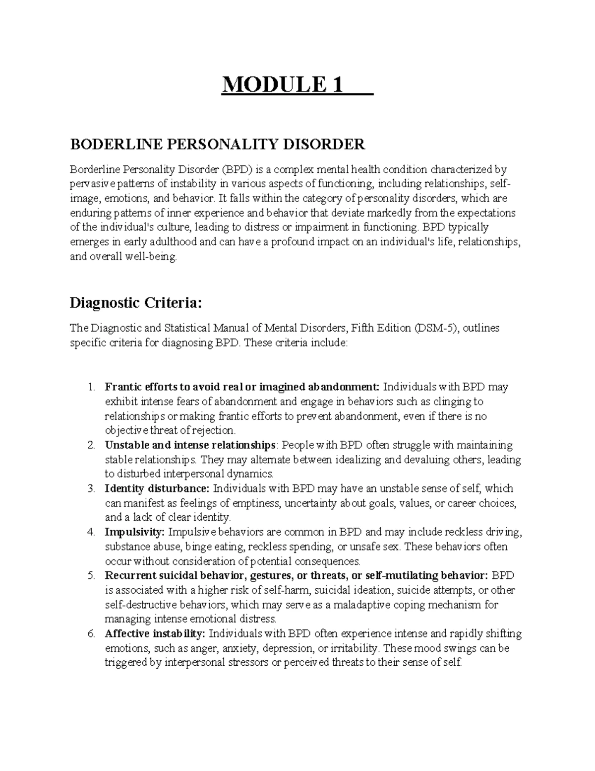 Dialectical Behavior Therapy PSYC746 - Dialectical Behavior Therapy ...
