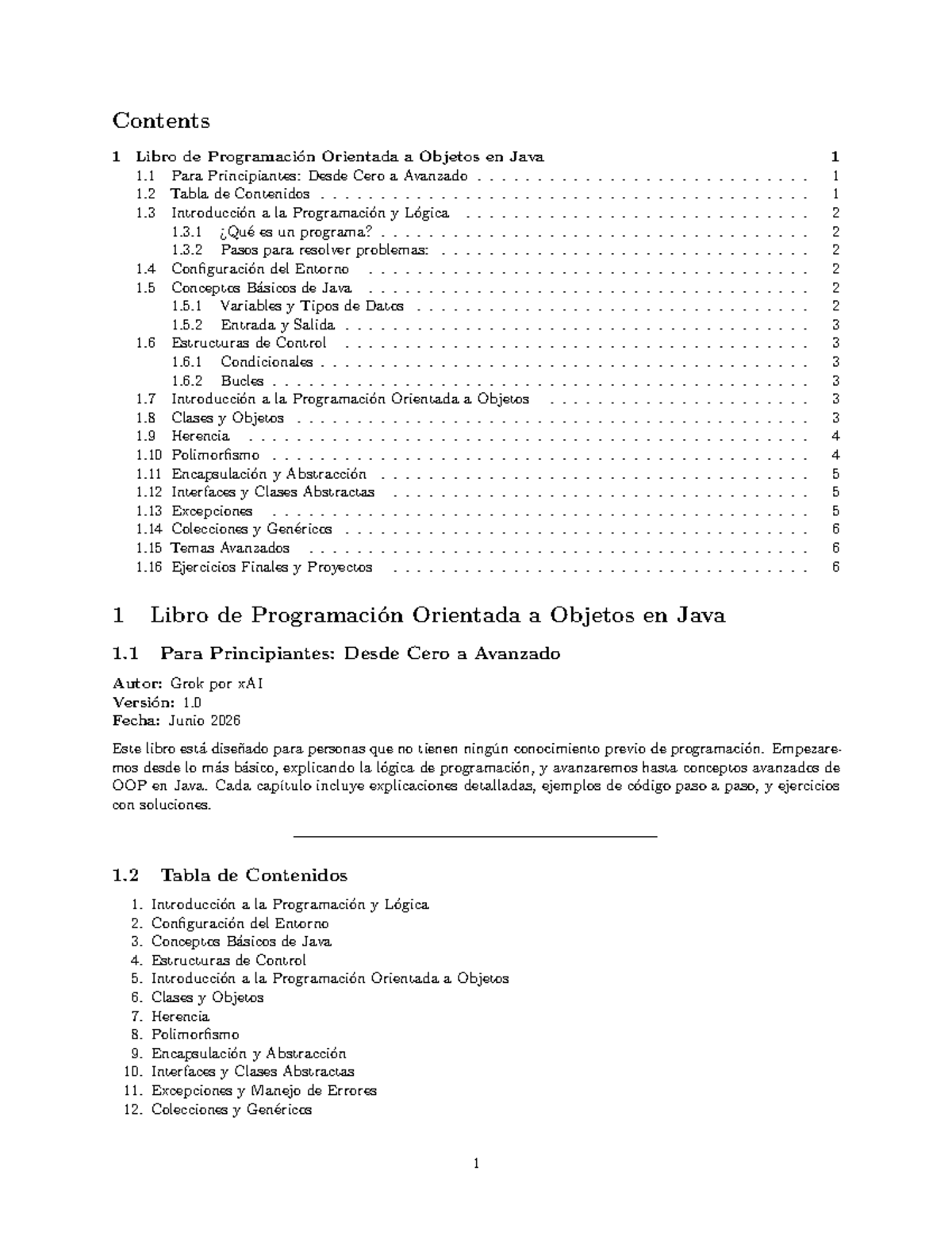 Libro de Programación Orientada a Objetos en Java: Desde Cero a ...