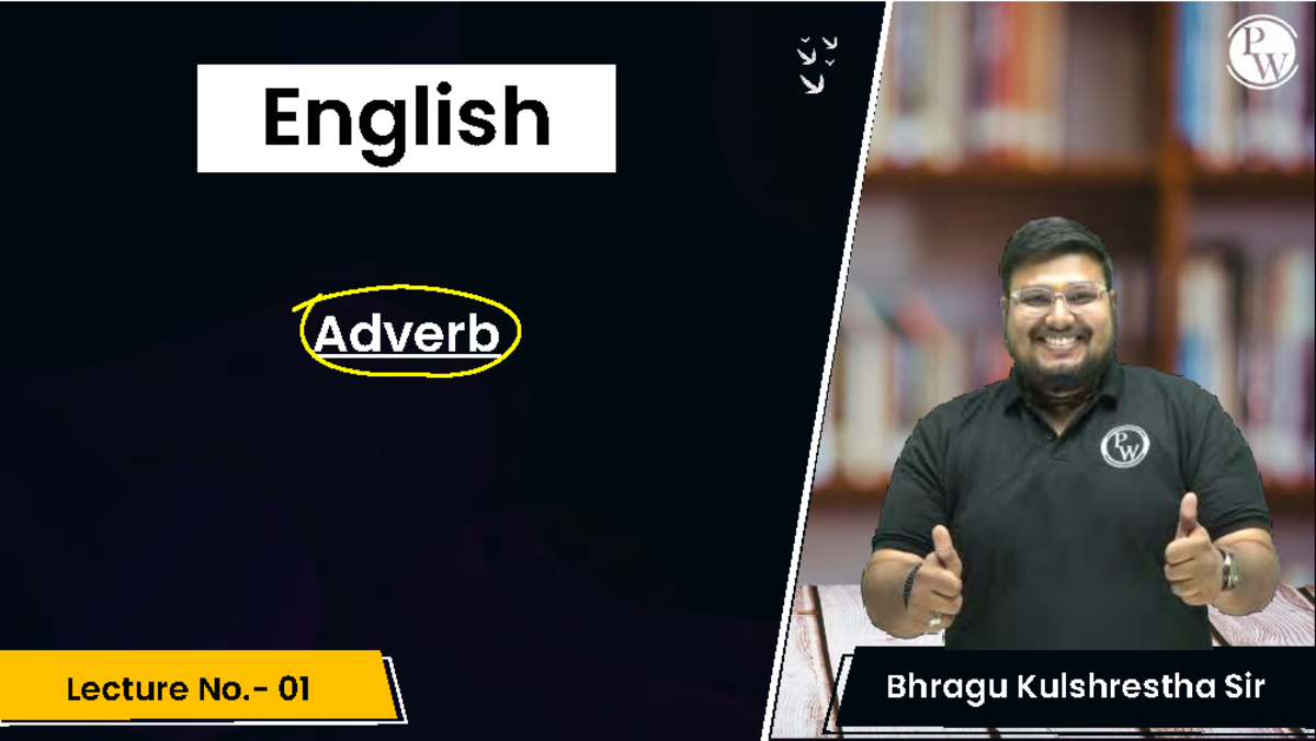 ENG 101: Adverb Lecture Class Notes - Slide 01 Overview - Studocu