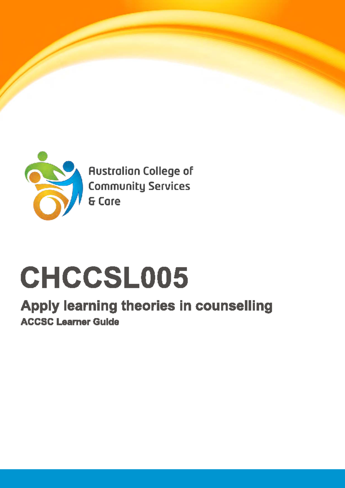 CHCCSL 005 - Assignment Answers Overview and Key Points - Studocu