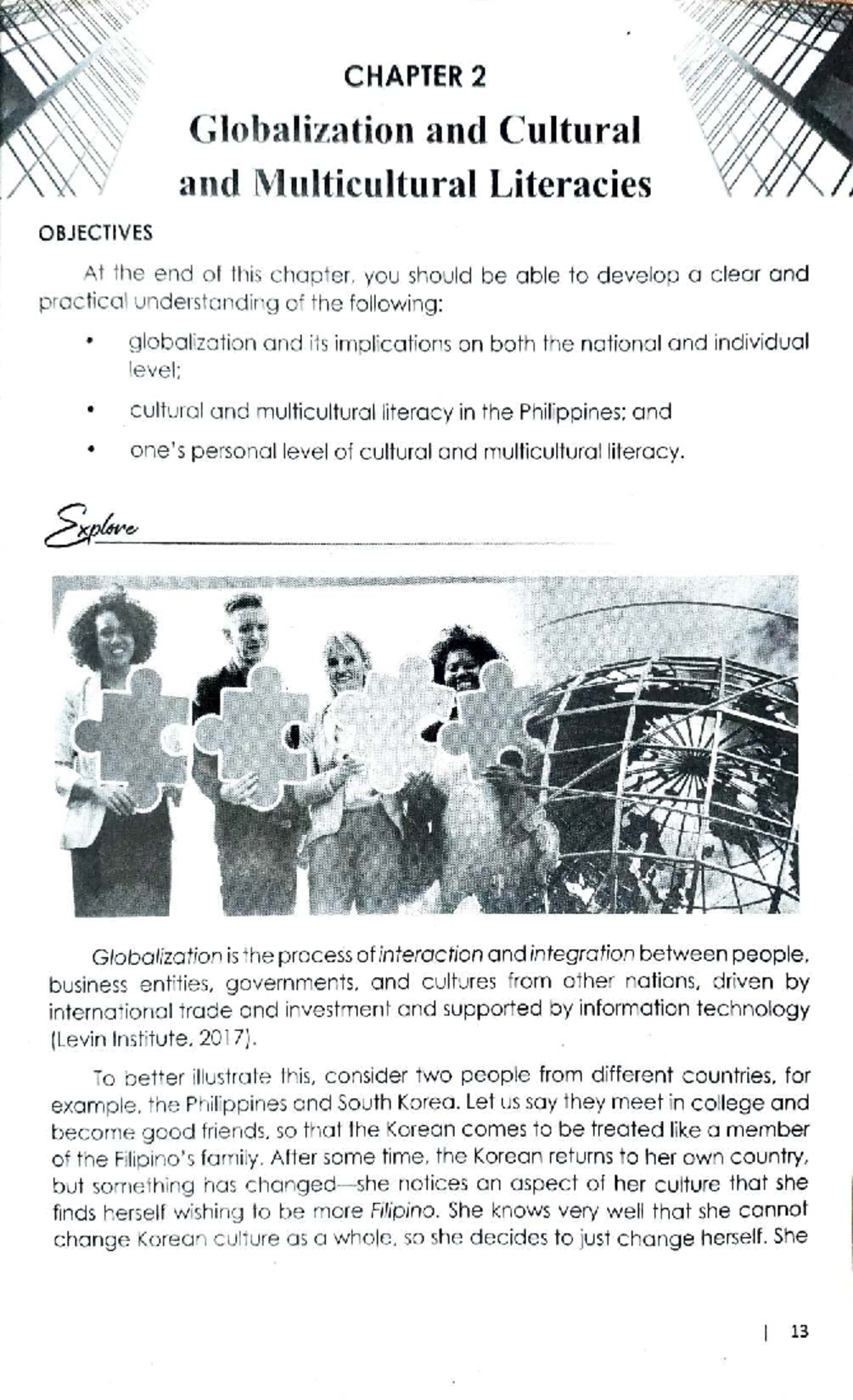 Chapter 2: Globalization and Cultural Literacies - Studocu