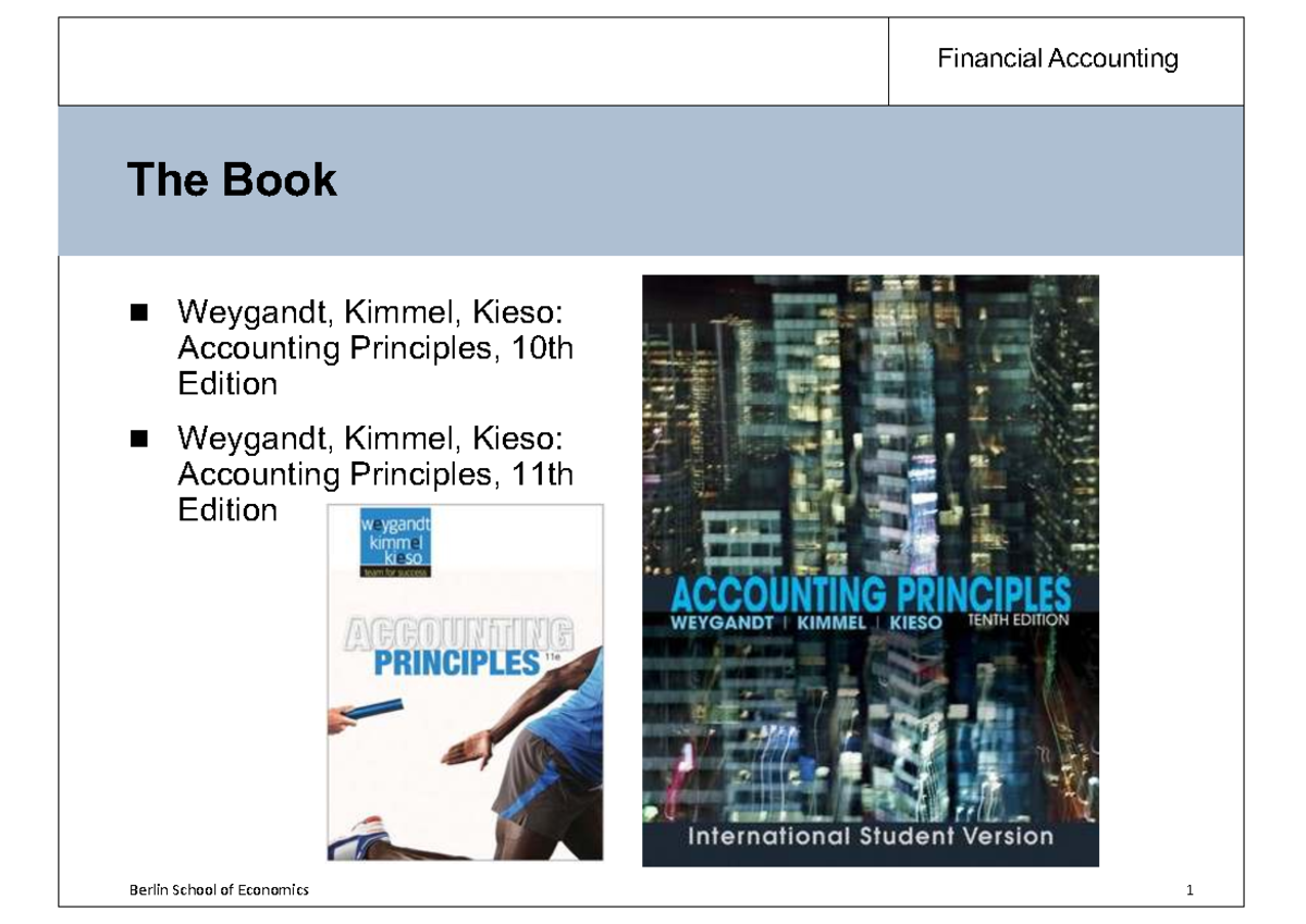 Financial Accounting (ECO 101) Chapter 1: Key Concepts and Objectives ...