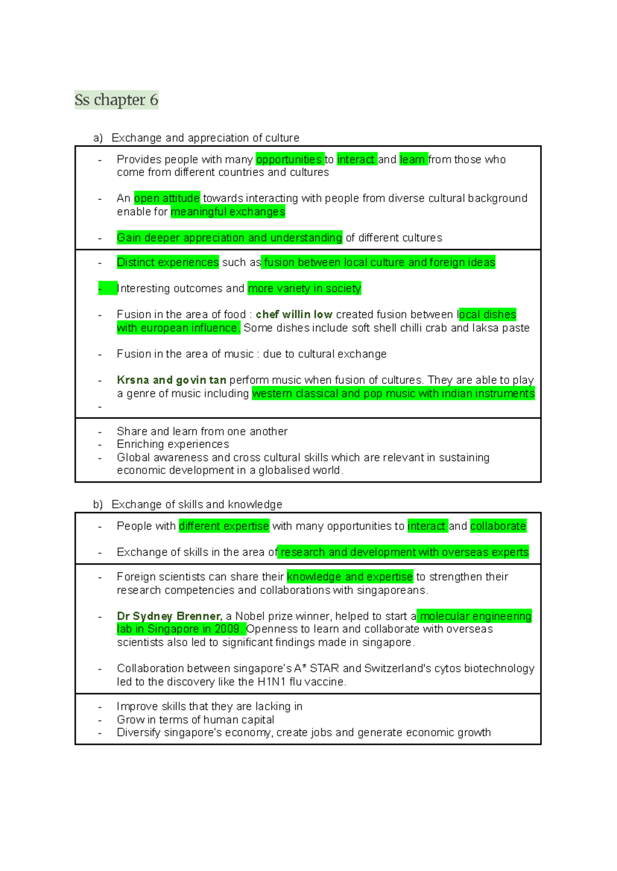Social Studies (SS) Chapter 6: Cultural Exchange and Its Impact - Studocu