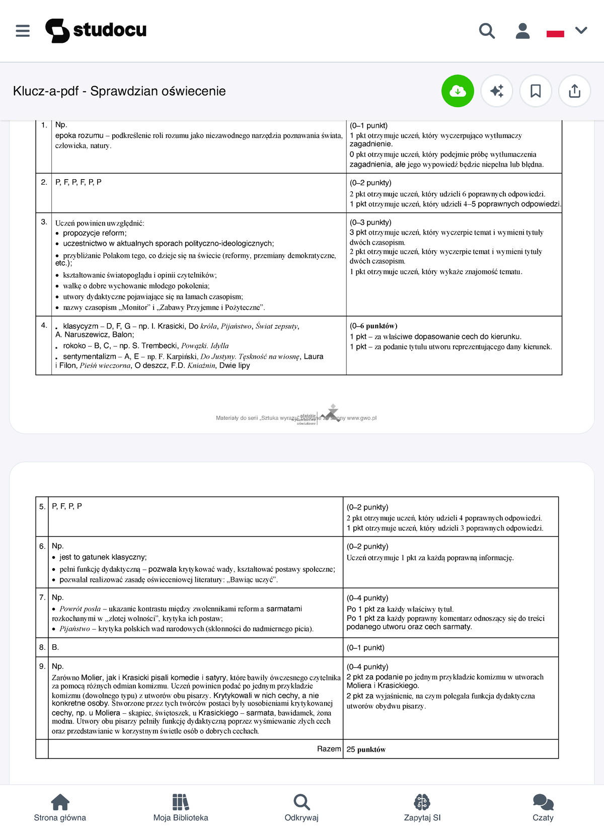Przedsiębiorstwo Sprawdzian 1 Klucz Odpowiedzi www.studocu.com