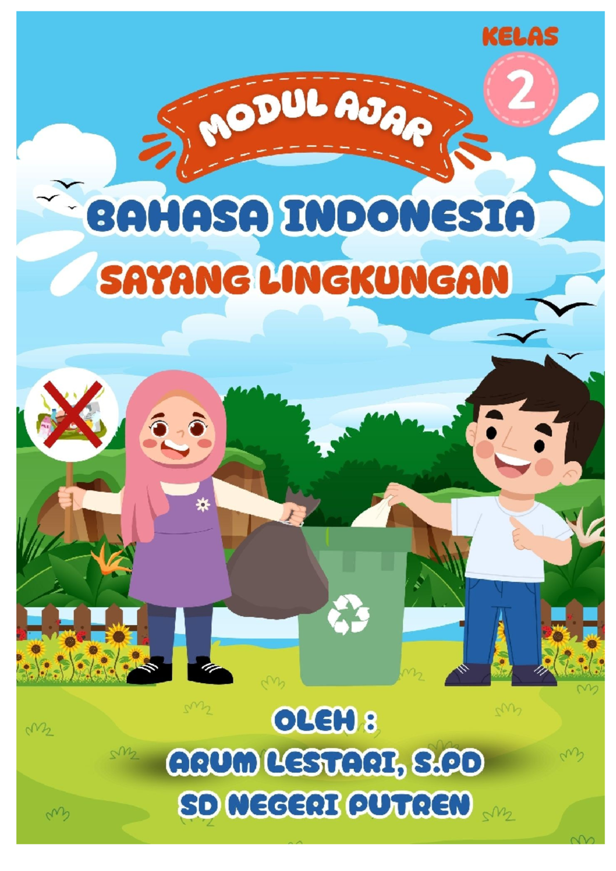 Modul B.INDO KLS 2: Jenis-Jenis Sampah dan Pembelajaran Lingkungan - Document Preview