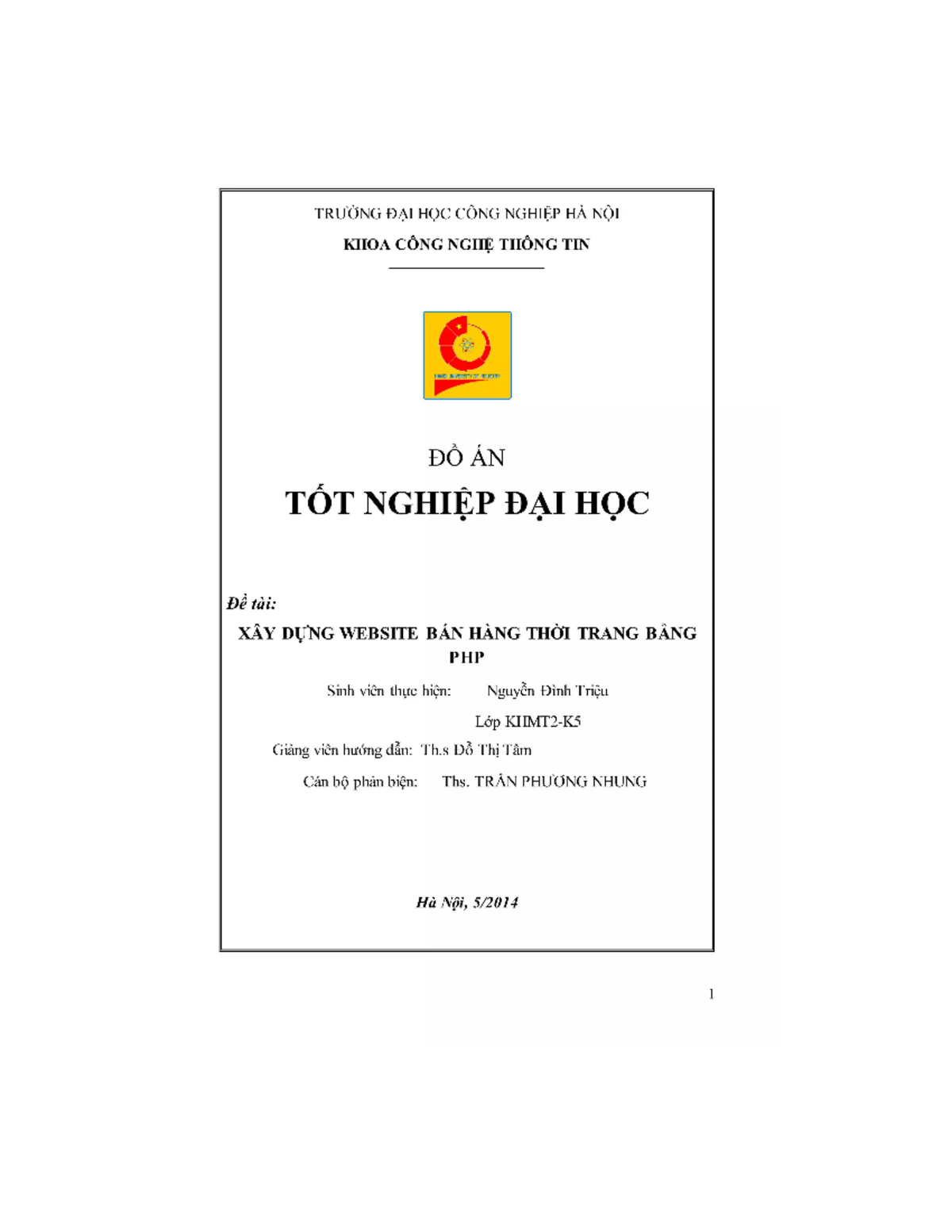 Bo co n thit k web ti thanh ha 1 2048 - Corporate Finance - Studocu